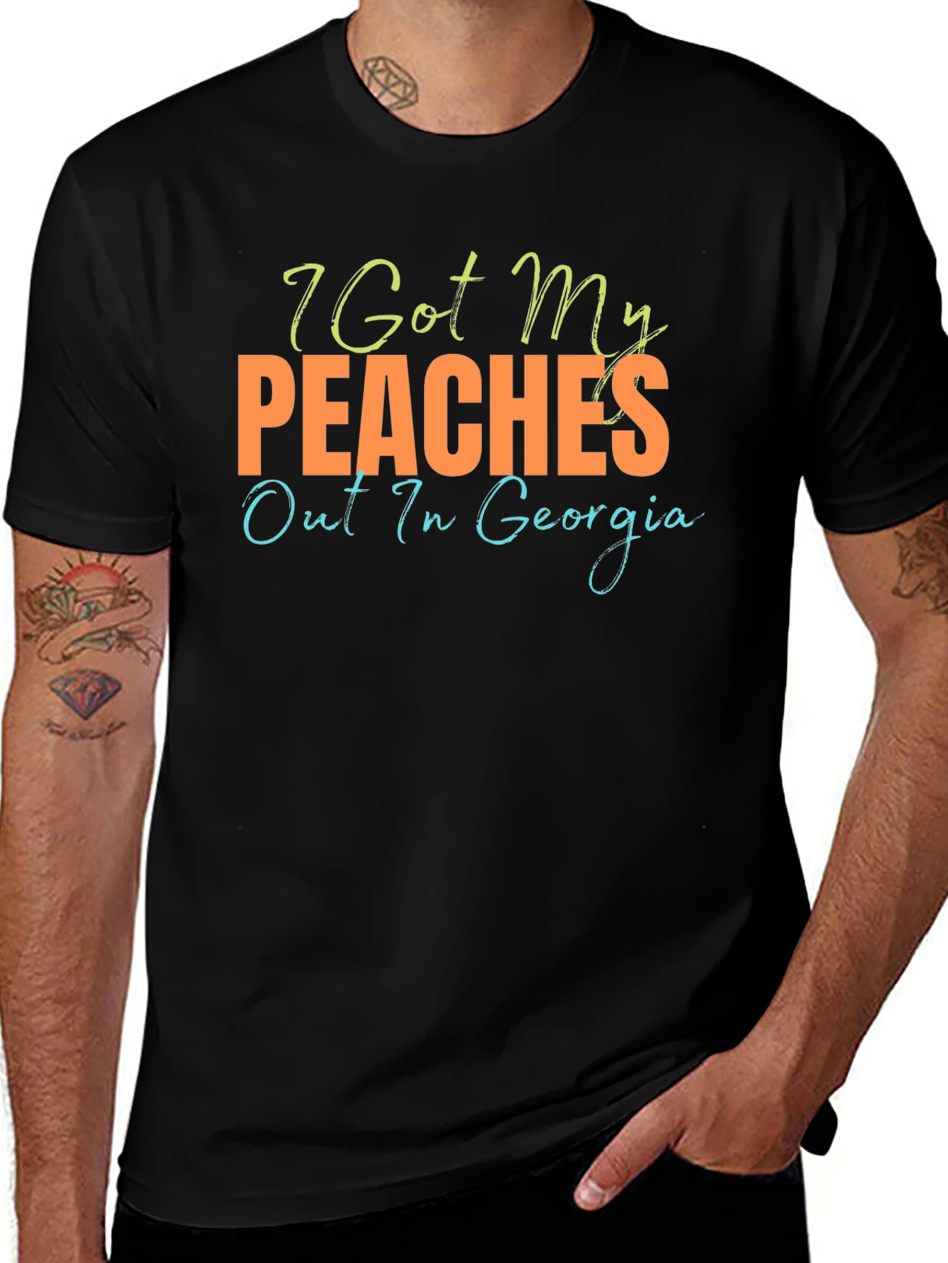 Peaches in Georgia Graphic T-Shirt