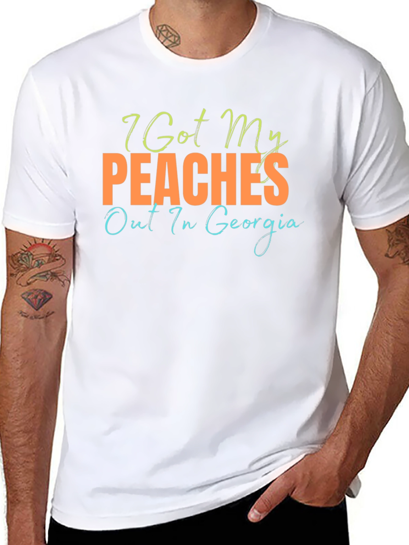 Peaches in Georgia Graphic T-Shirt