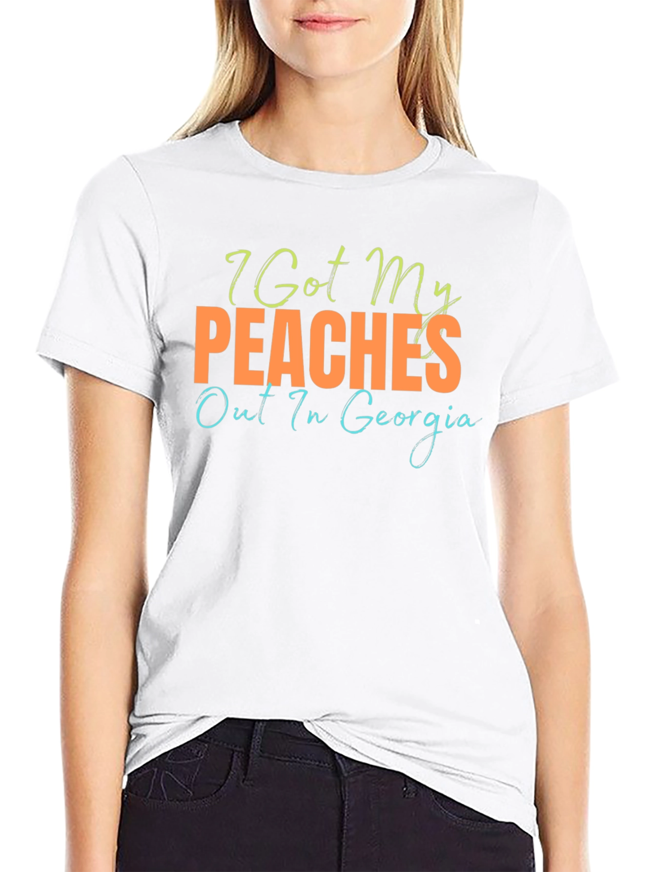 Peaches in Georgia Graphic T-Shirt