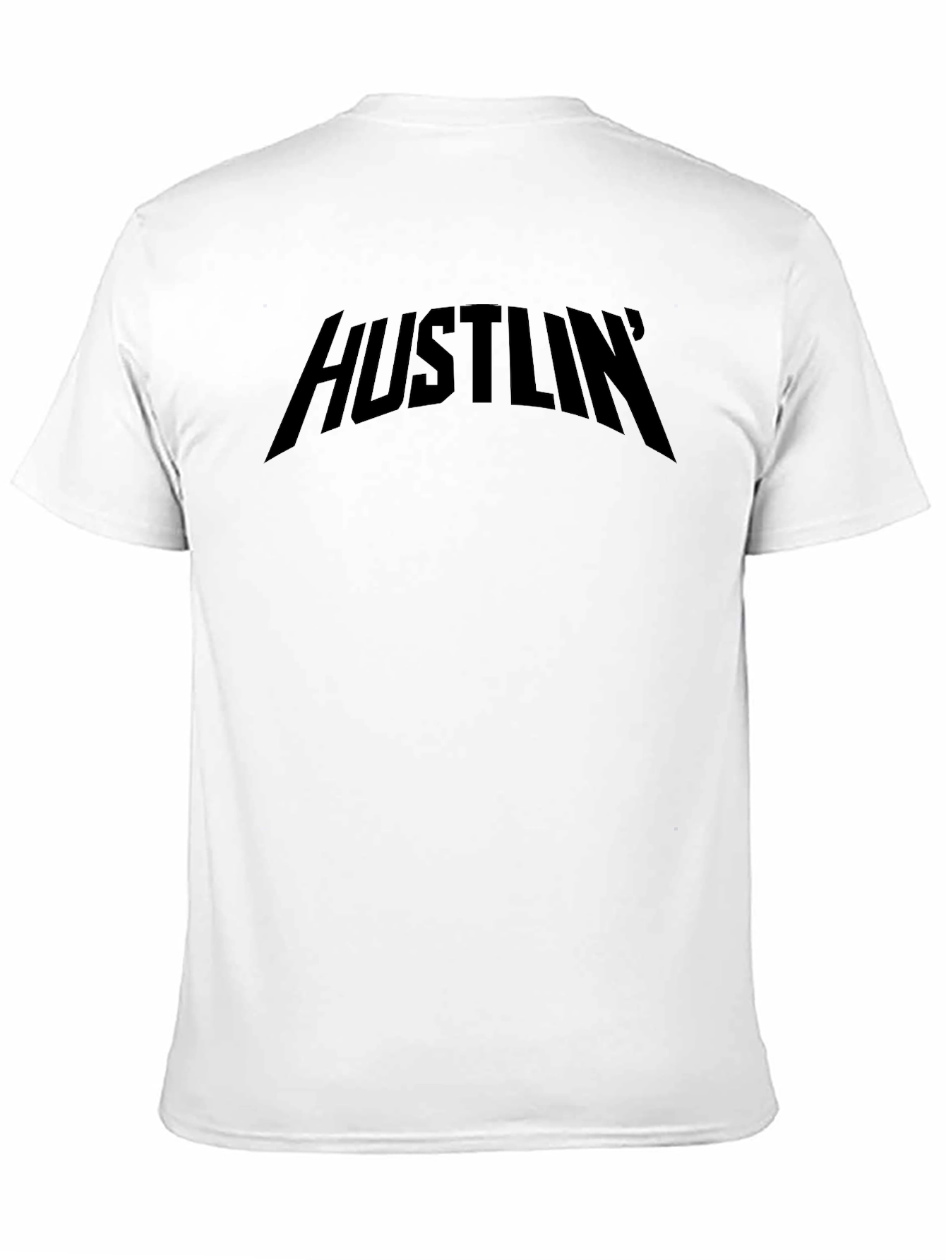 Hustlin Black Graphic Tee - Mens Short Sleeve