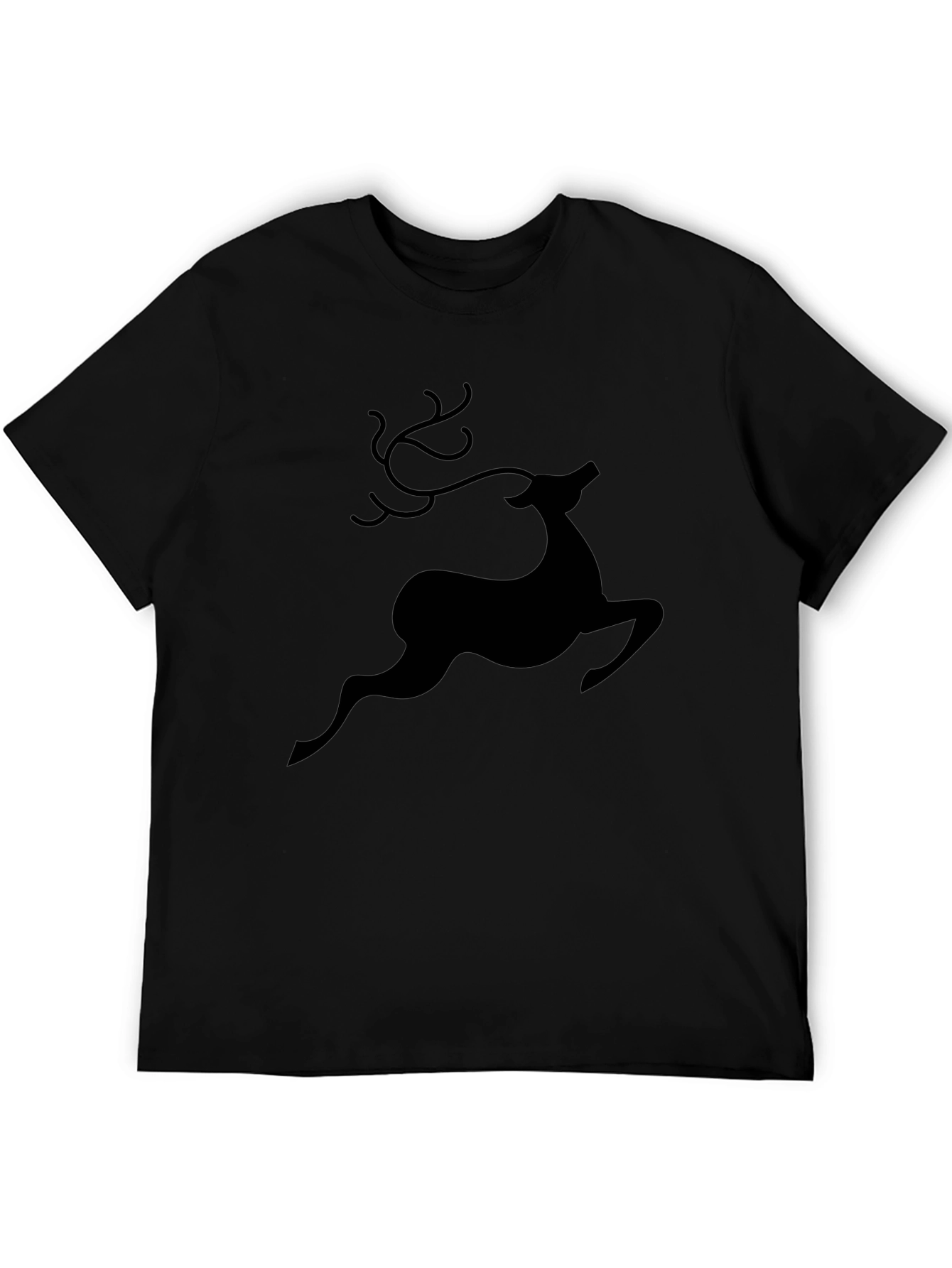 Black Deer Silhouette T-Shirt