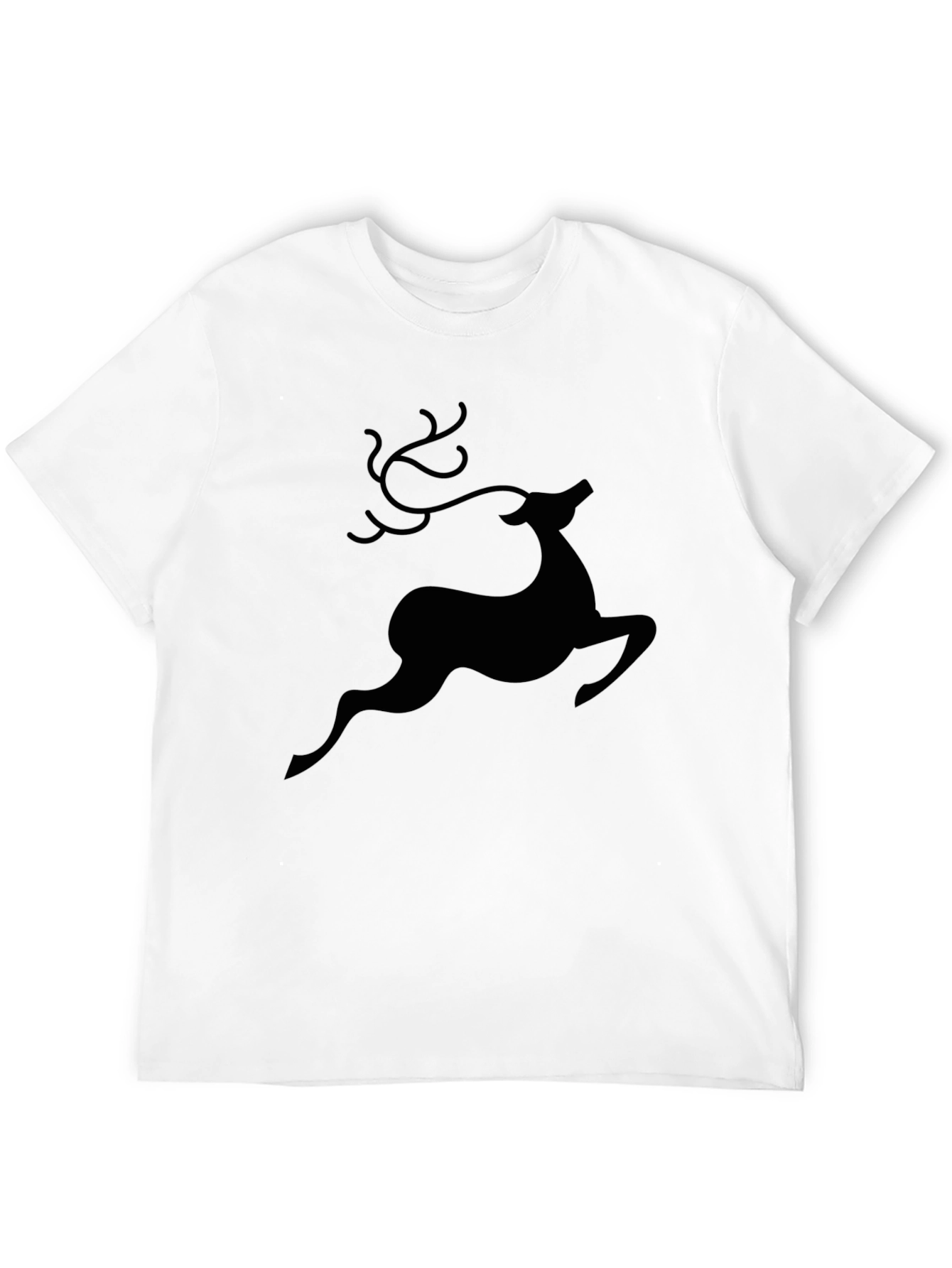 Black Deer Silhouette T-Shirt