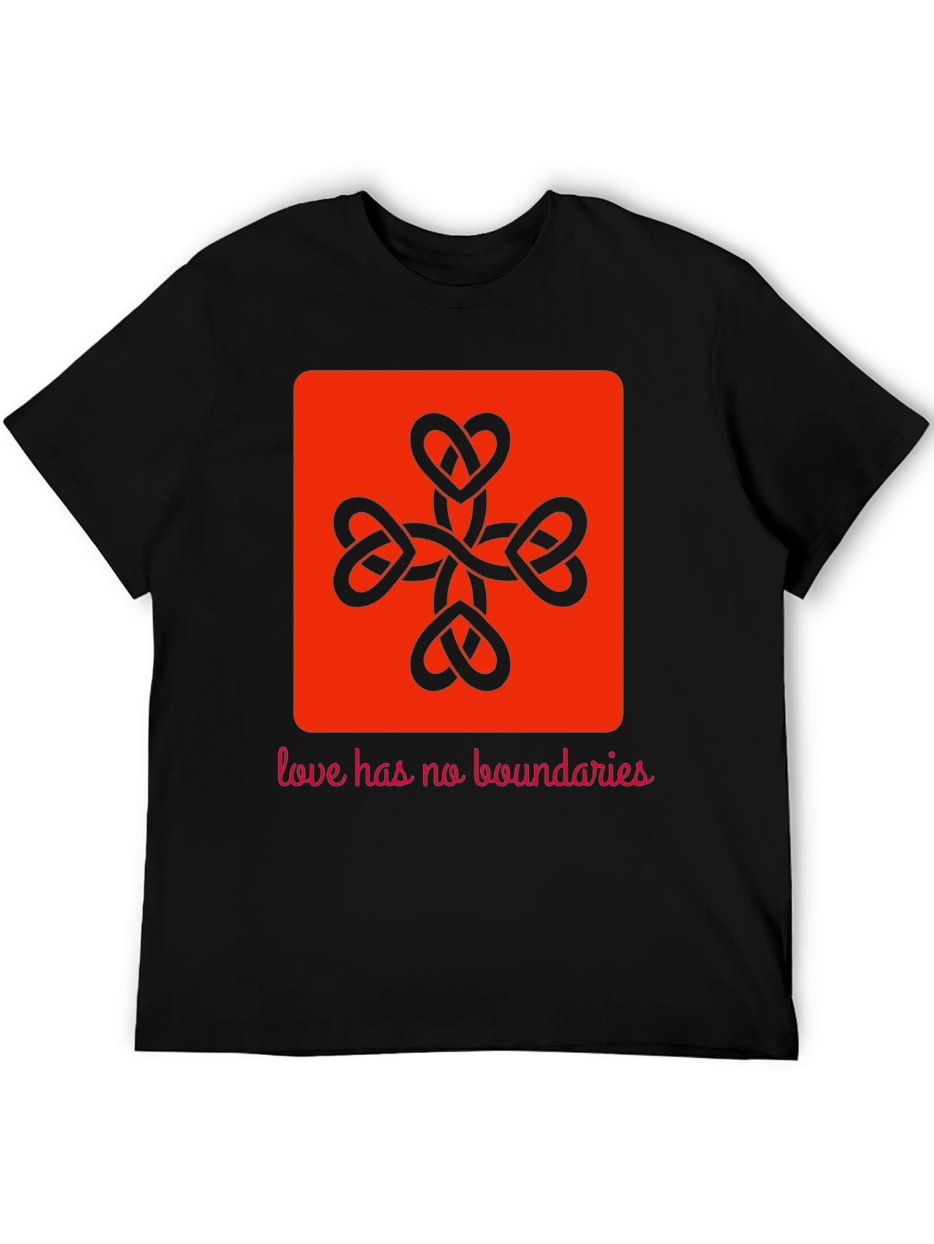 Heart Knot Graphic Tee - Love Has No Boundaries
