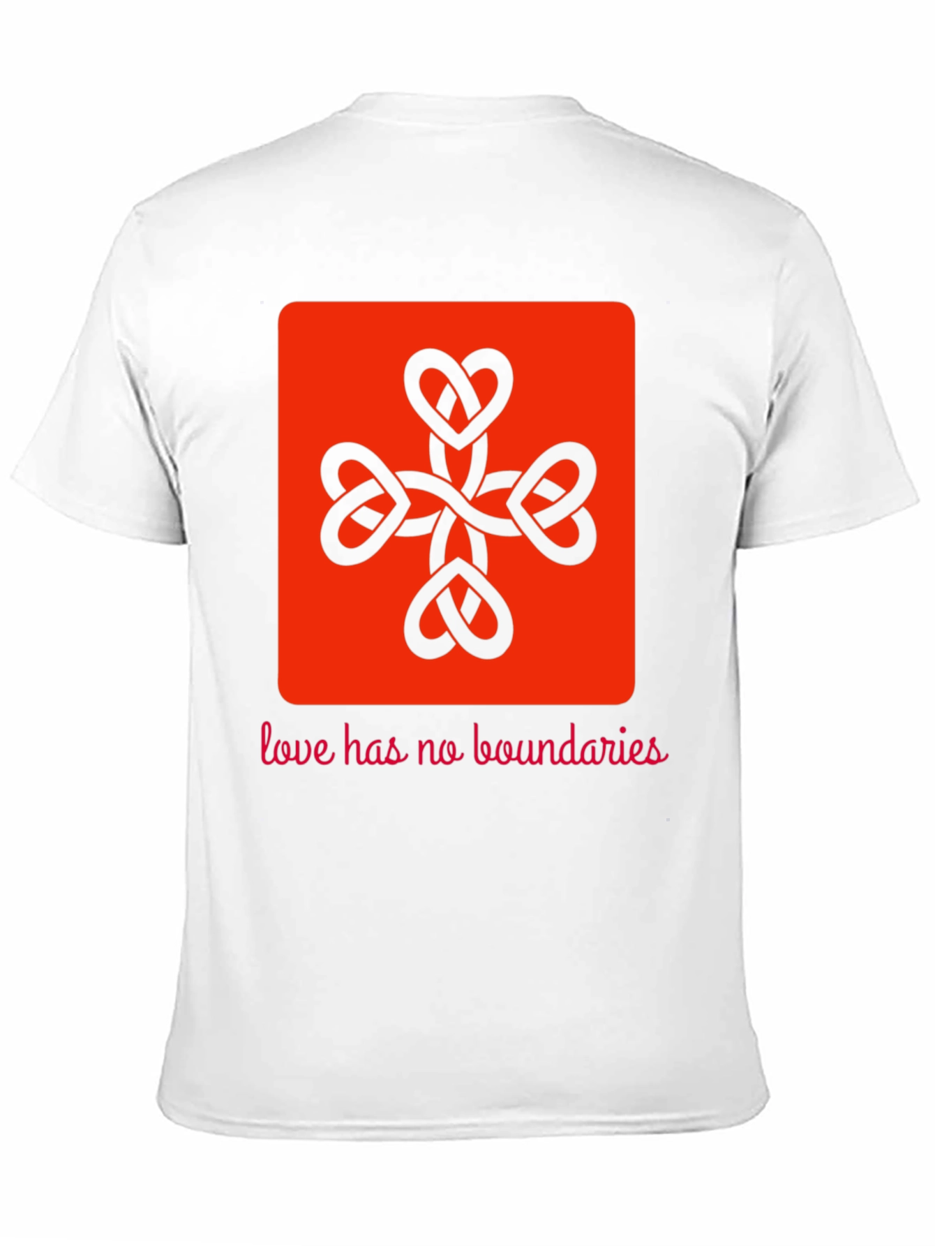 Heart Knot Graphic Tee - Love Has No Boundaries