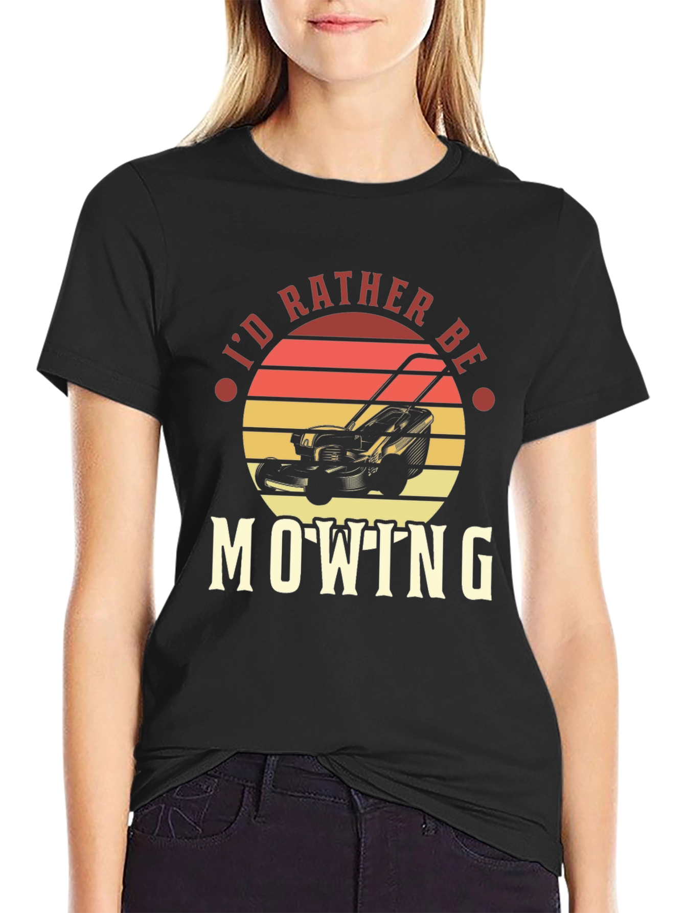 Id Rather Be Mowing T-Shirt