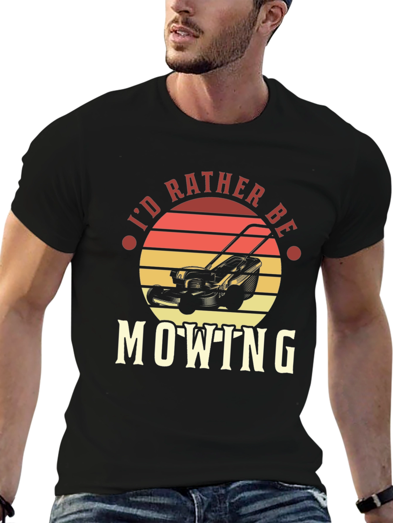 Id Rather Be Mowing T-Shirt