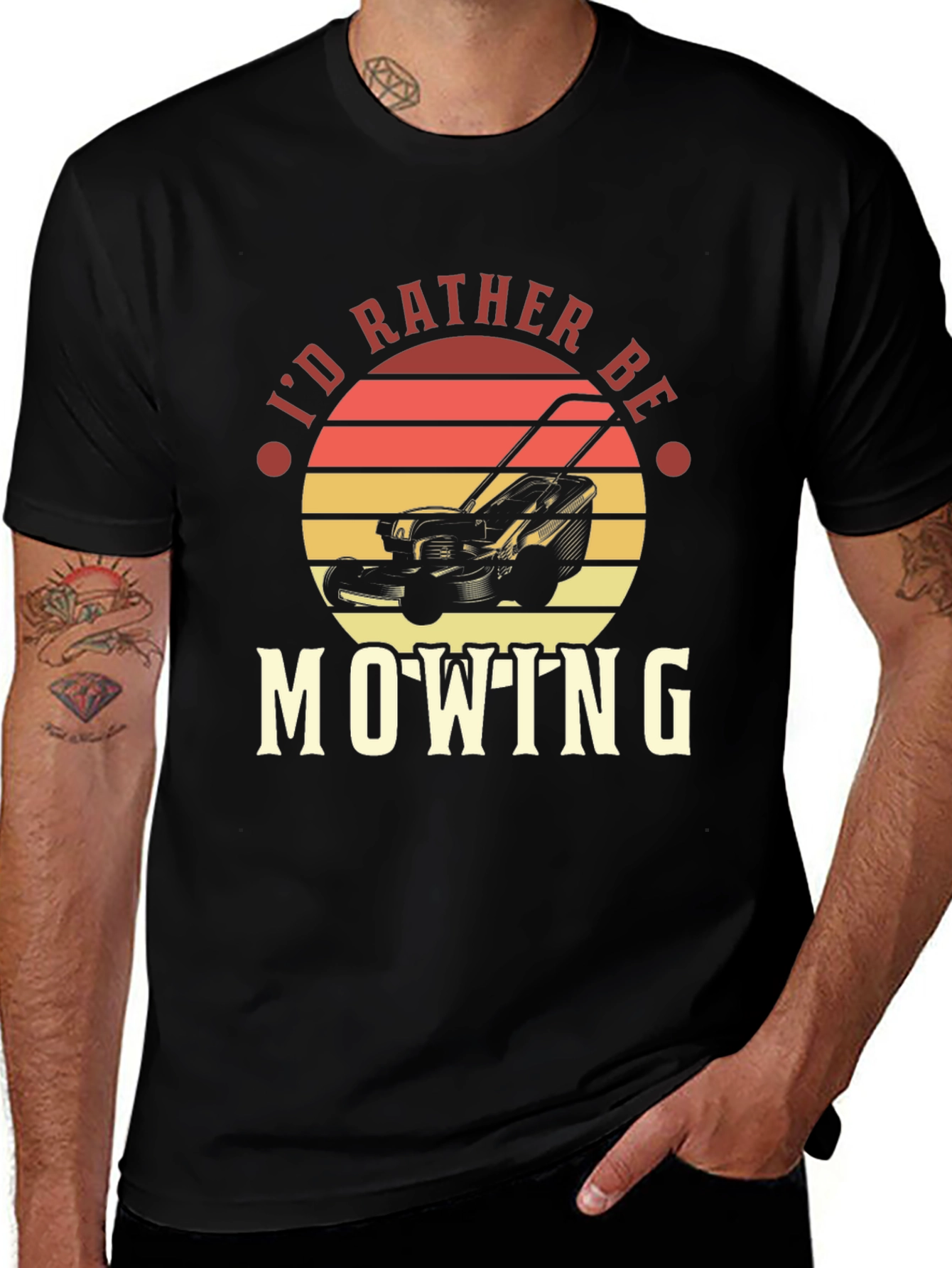 Id Rather Be Mowing T-Shirt