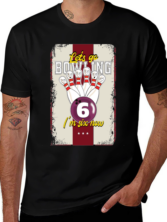 Bowling Birthday Shirt - Im Six Now