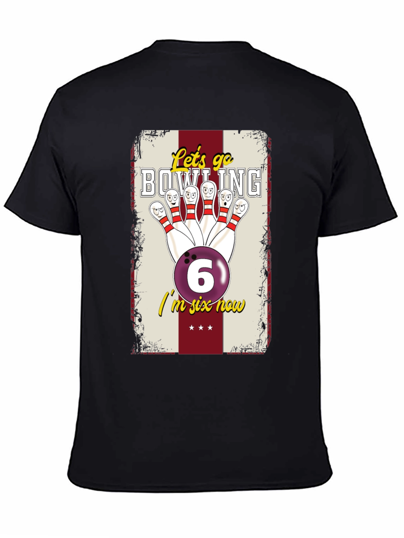 Bowling Birthday Shirt - Im Six Now