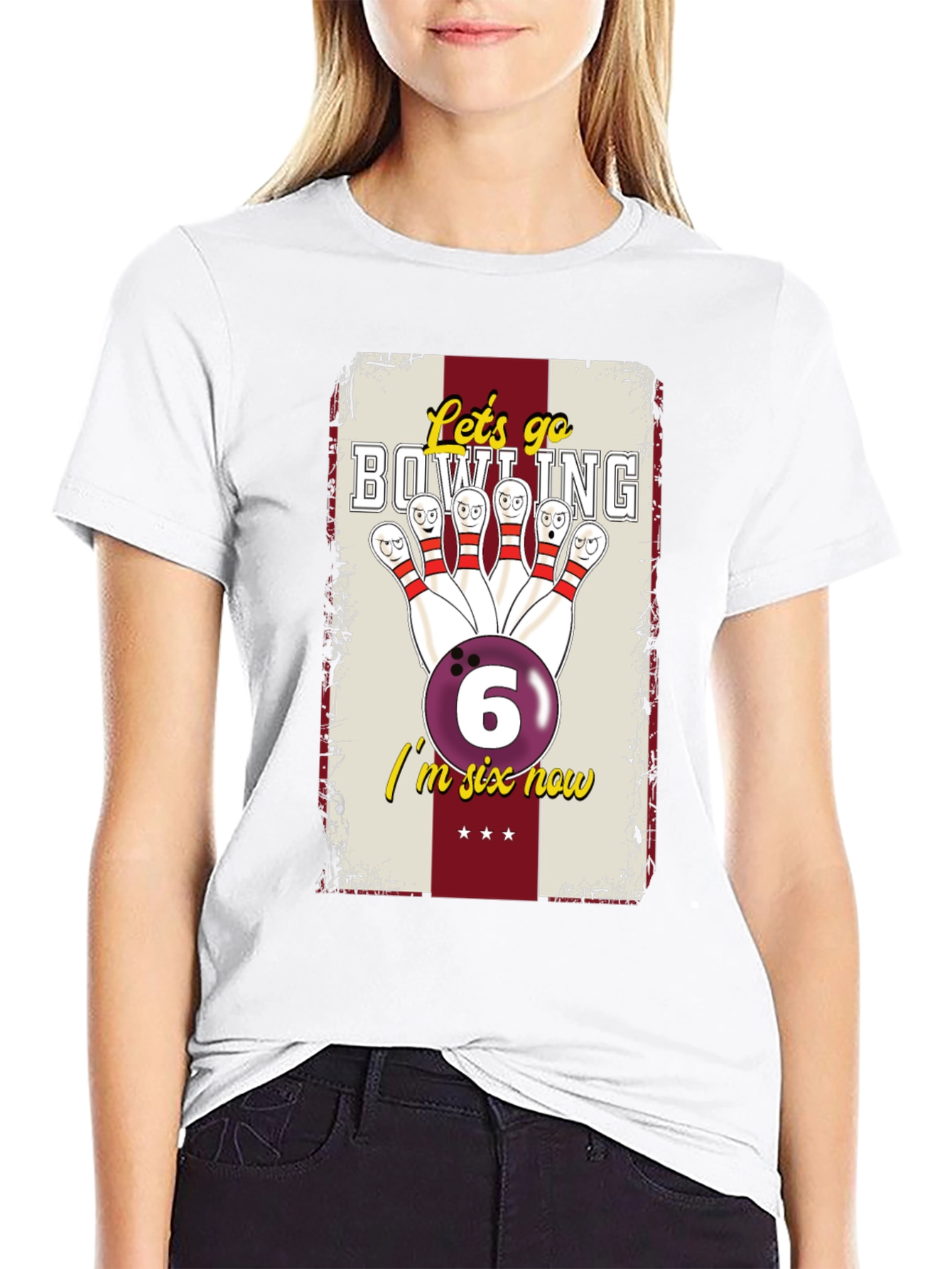 Bowling Birthday Shirt - Im Six Now