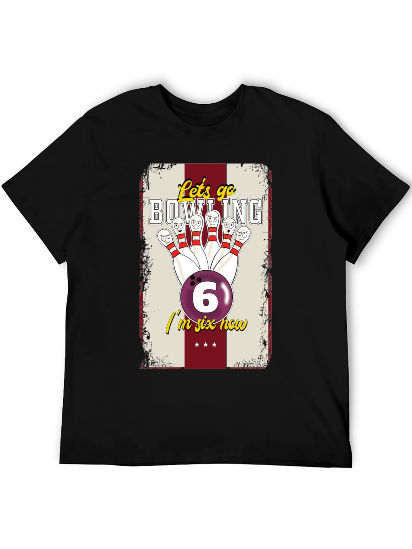 Bowling Birthday Shirt - Im Six Now