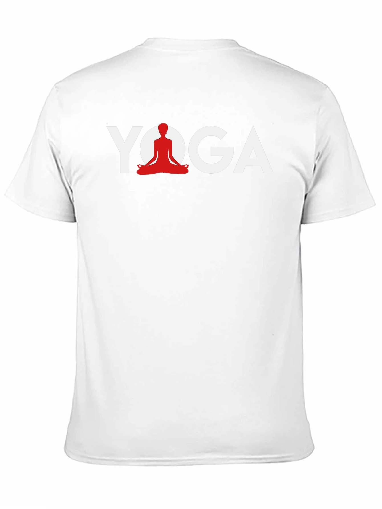 Yoga Graphic Tee - Meditating Silhouette Design