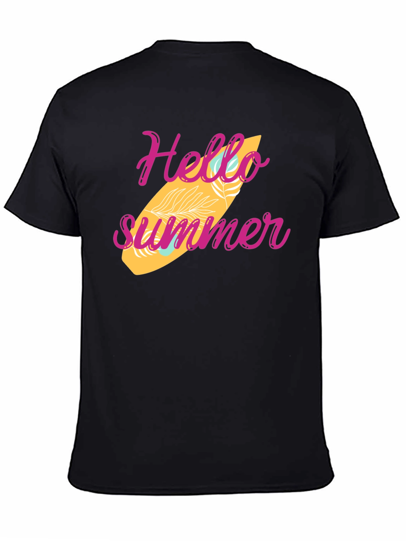 Hello Summer Surfboard Graphic Tee