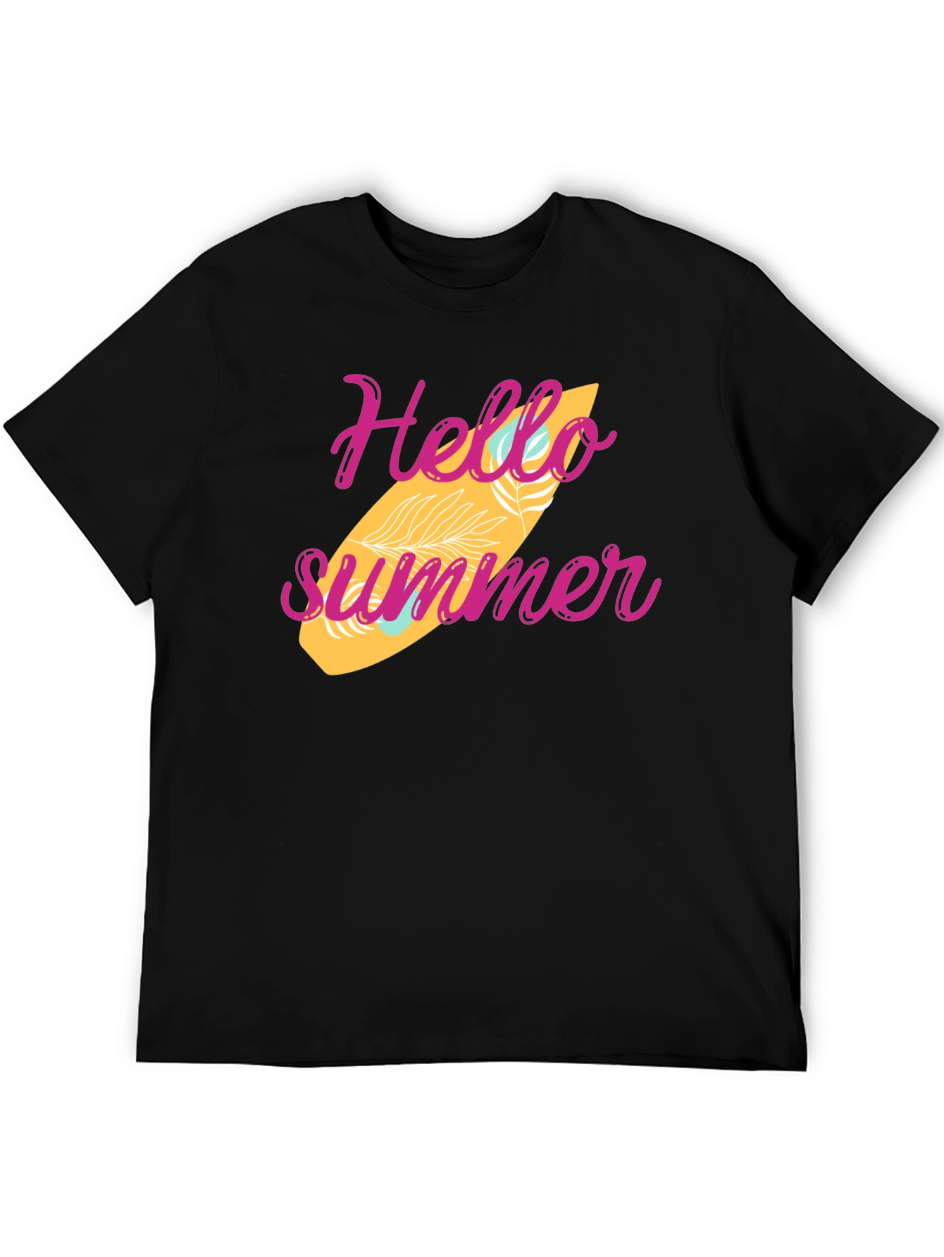 Hello Summer Surfboard Graphic Tee