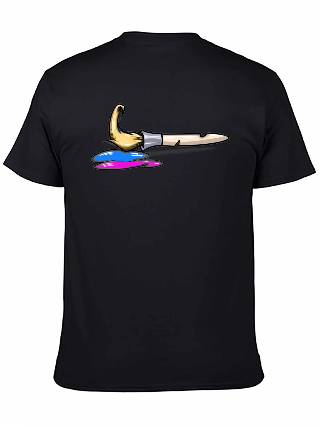 Paint Brush Graphic Tee - Artist T-Shirt
