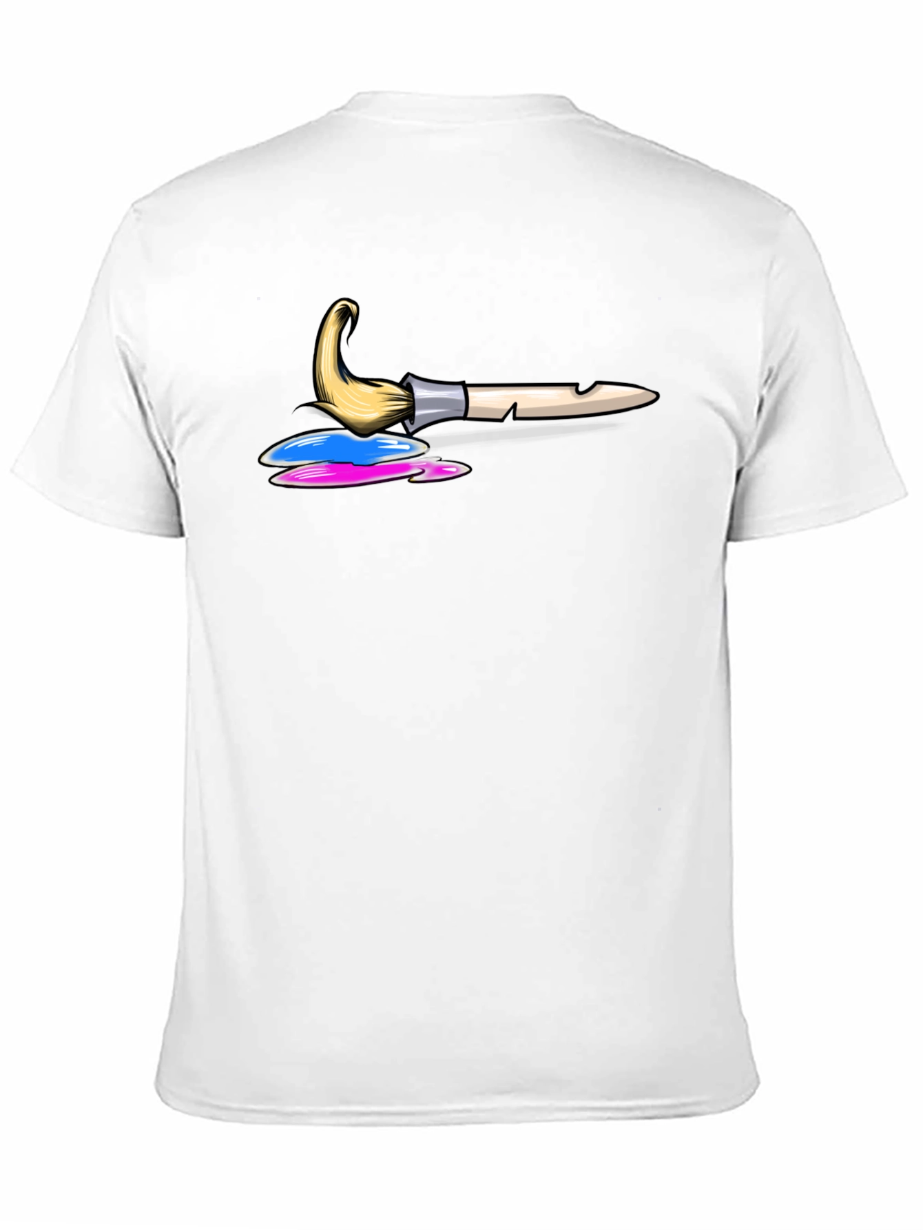 Paint Brush Graphic Tee - Artist T-Shirt