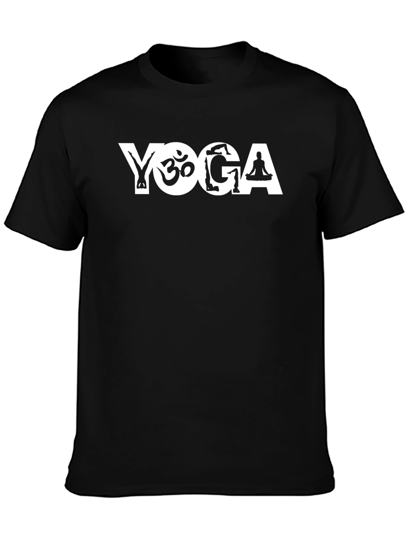 Yoga Design Black T-Shirt