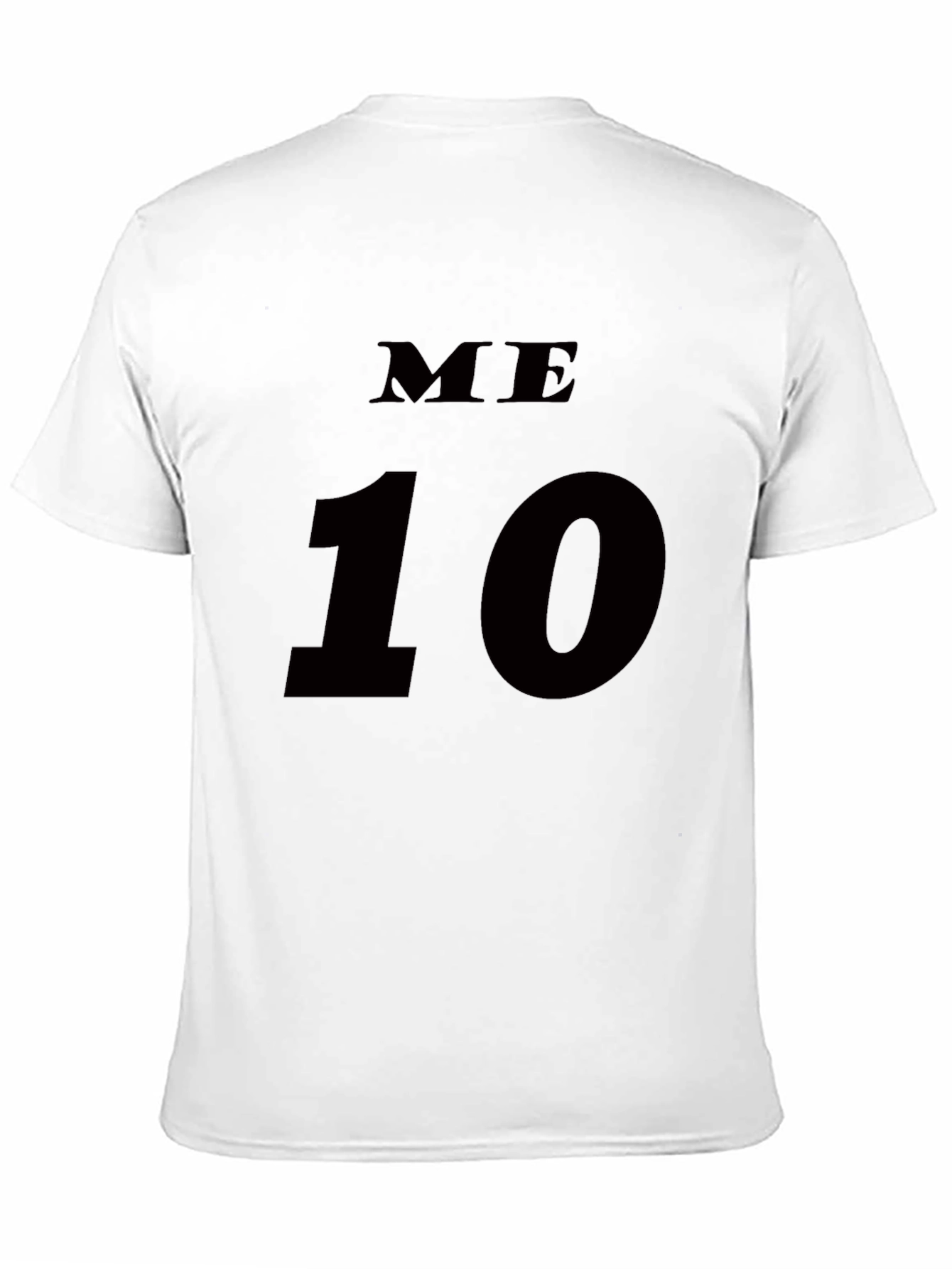 ME 10 Black T-Shirt - Casual Wear