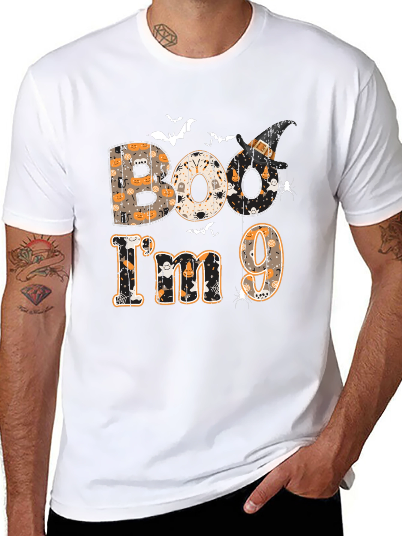 Boo Im 9 T-Shirt - Halloween Birthday Gift