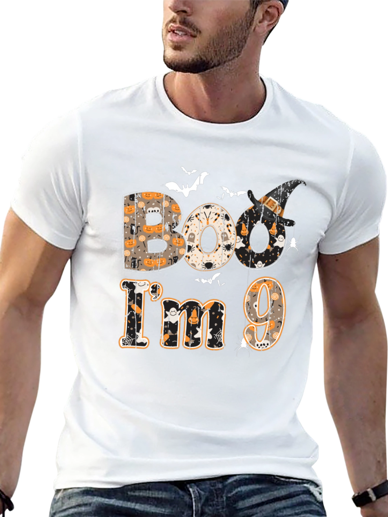 Boo Im 9 T-Shirt - Halloween Birthday Gift