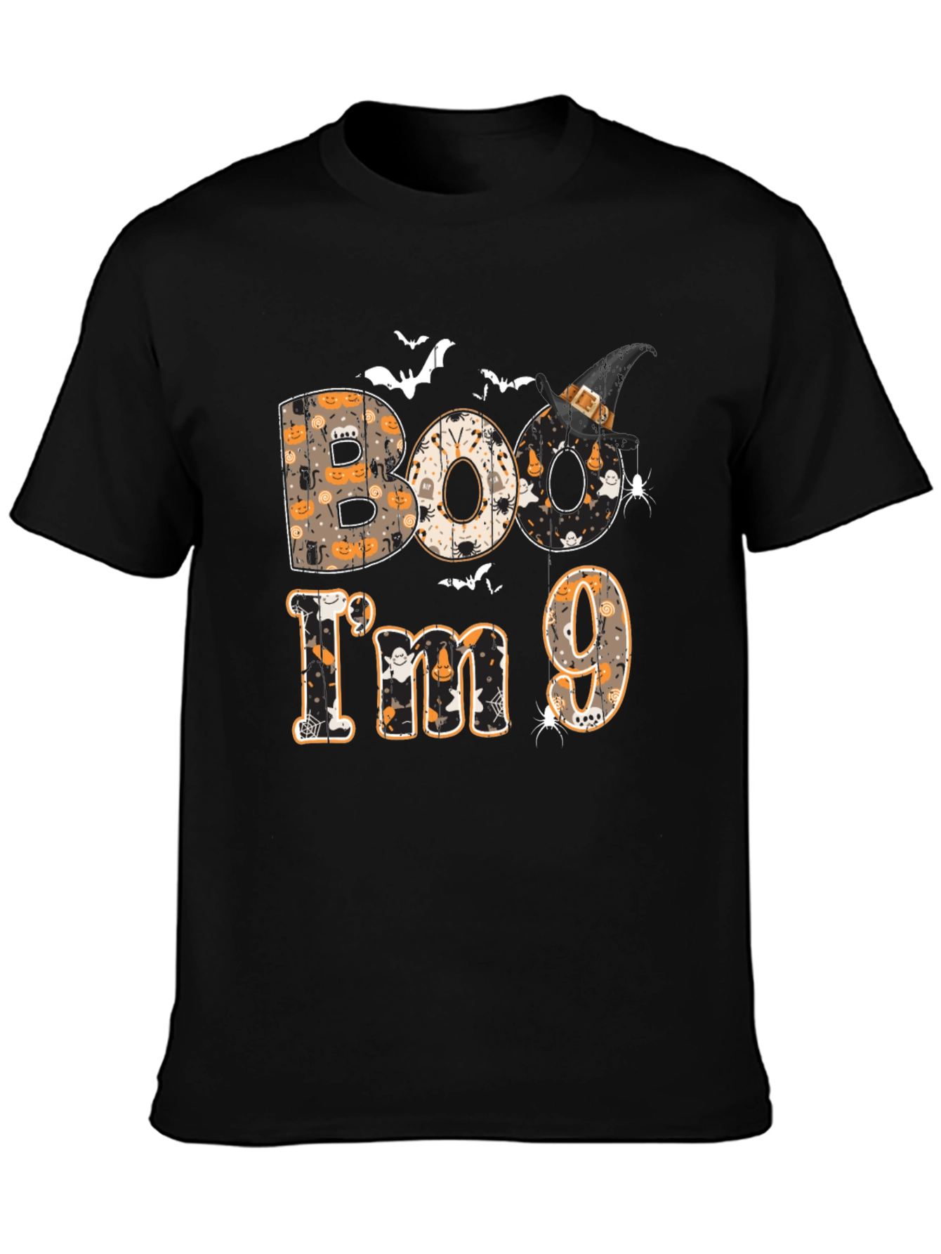 Boo Im 9 T-Shirt - Halloween Birthday Gift