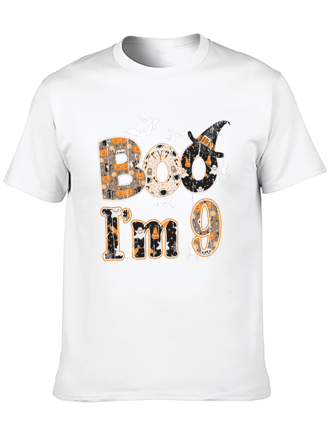 Boo Im 9 T-Shirt - Halloween Birthday Gift