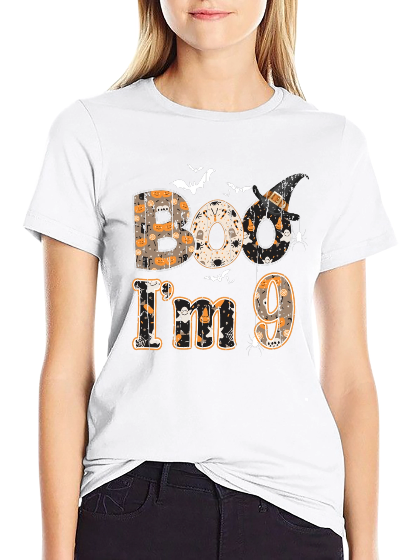 Boo Im 9 T-Shirt - Halloween Birthday Gift