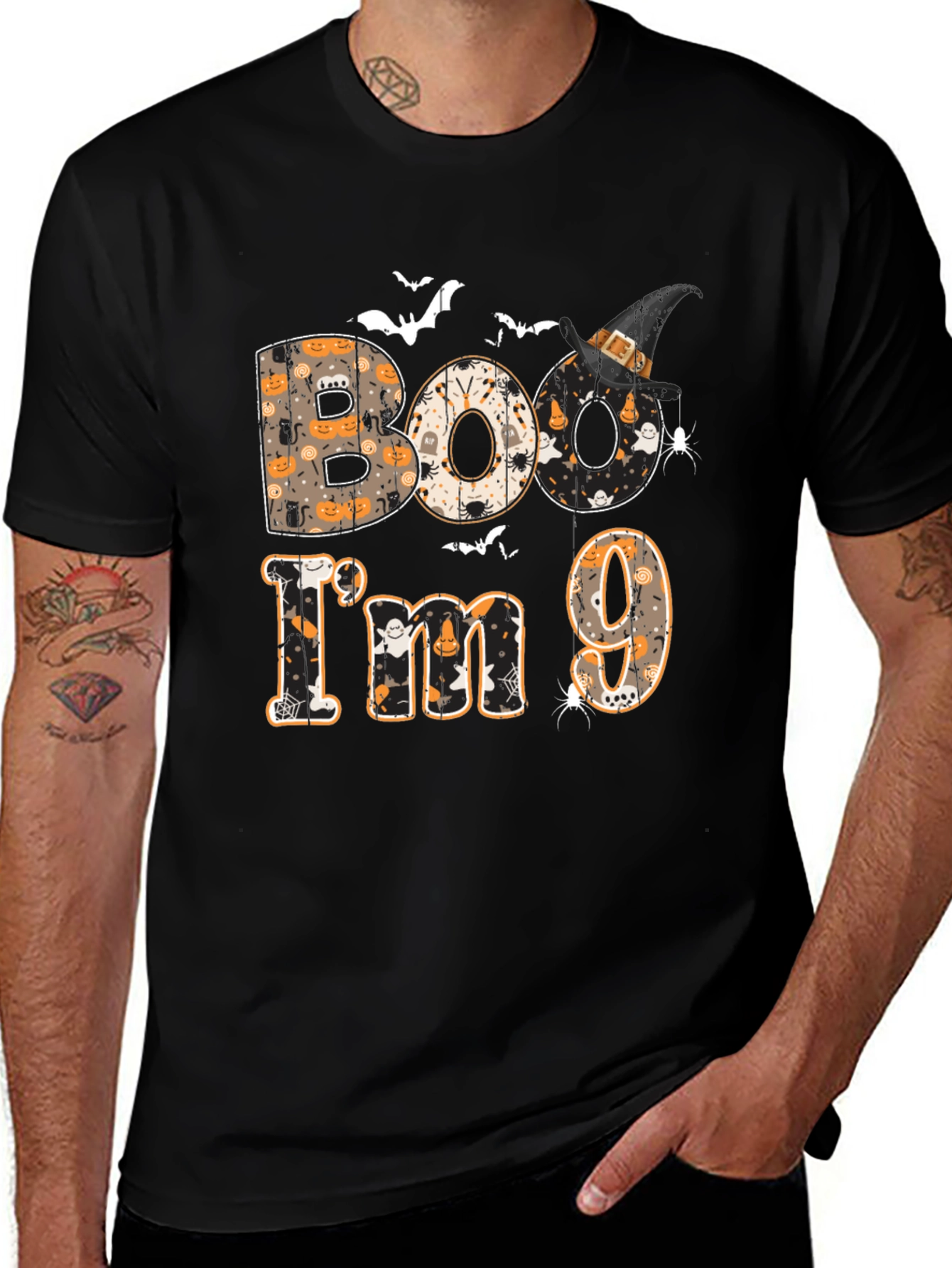 Boo Im 9 T-Shirt - Halloween Birthday Gift