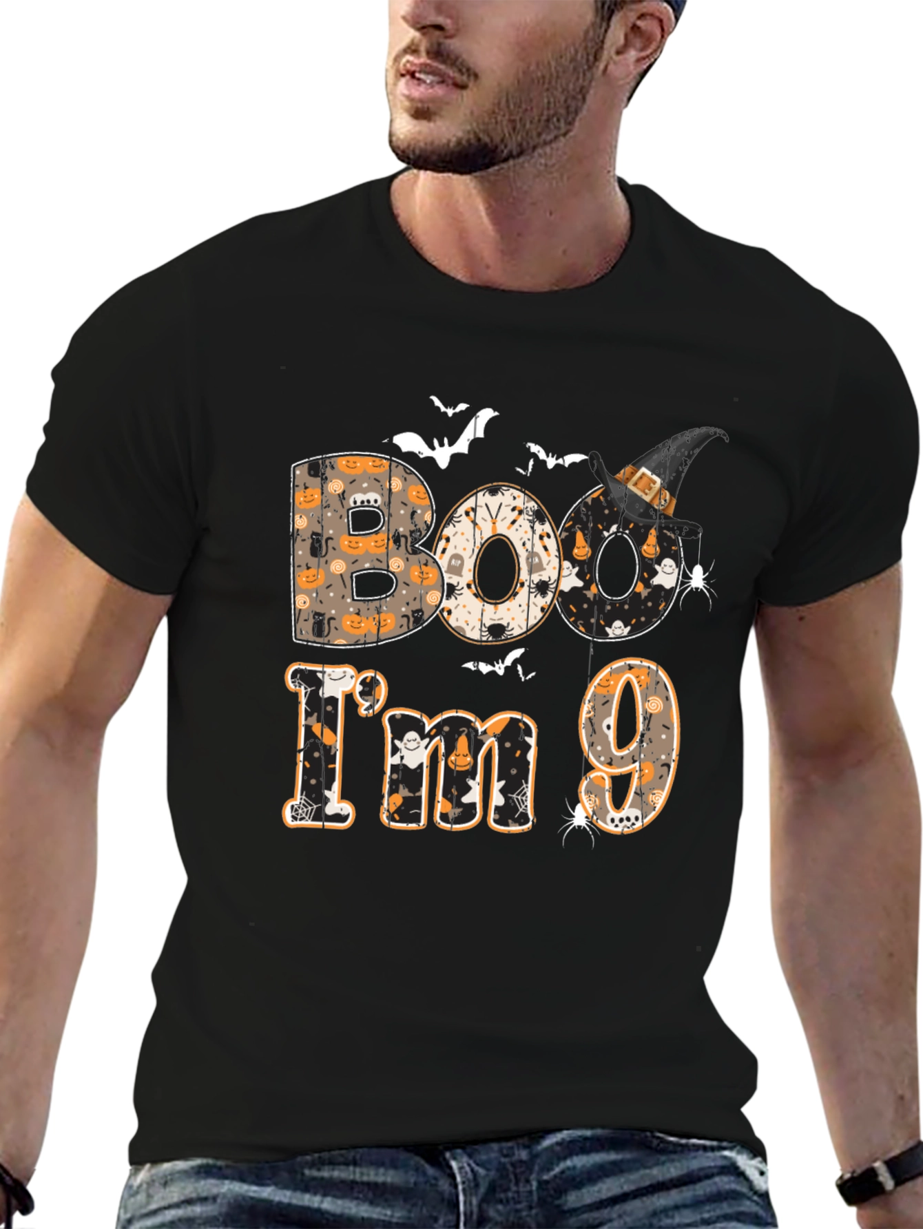 Boo Im 9 T-Shirt - Halloween Birthday Gift