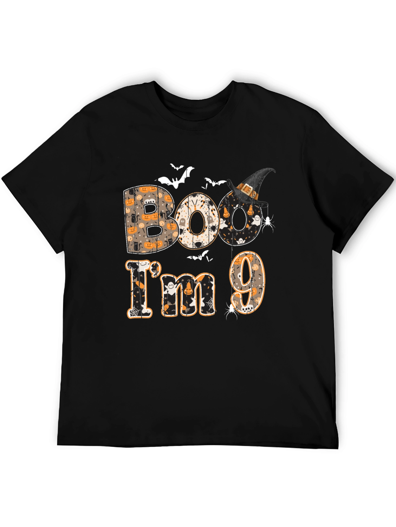 Boo Im 9 T-Shirt - Halloween Birthday Gift
