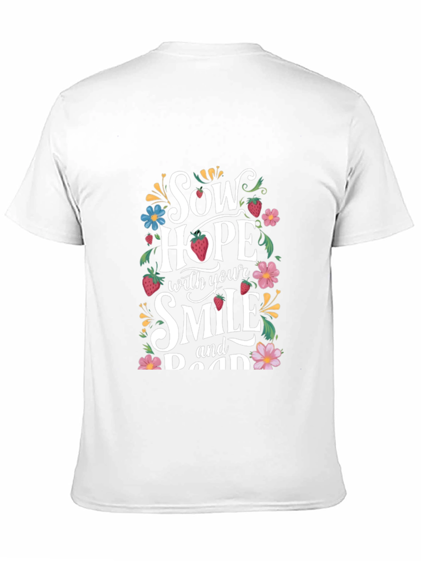 Sow Hope Graphic Print Black T-Shirt
