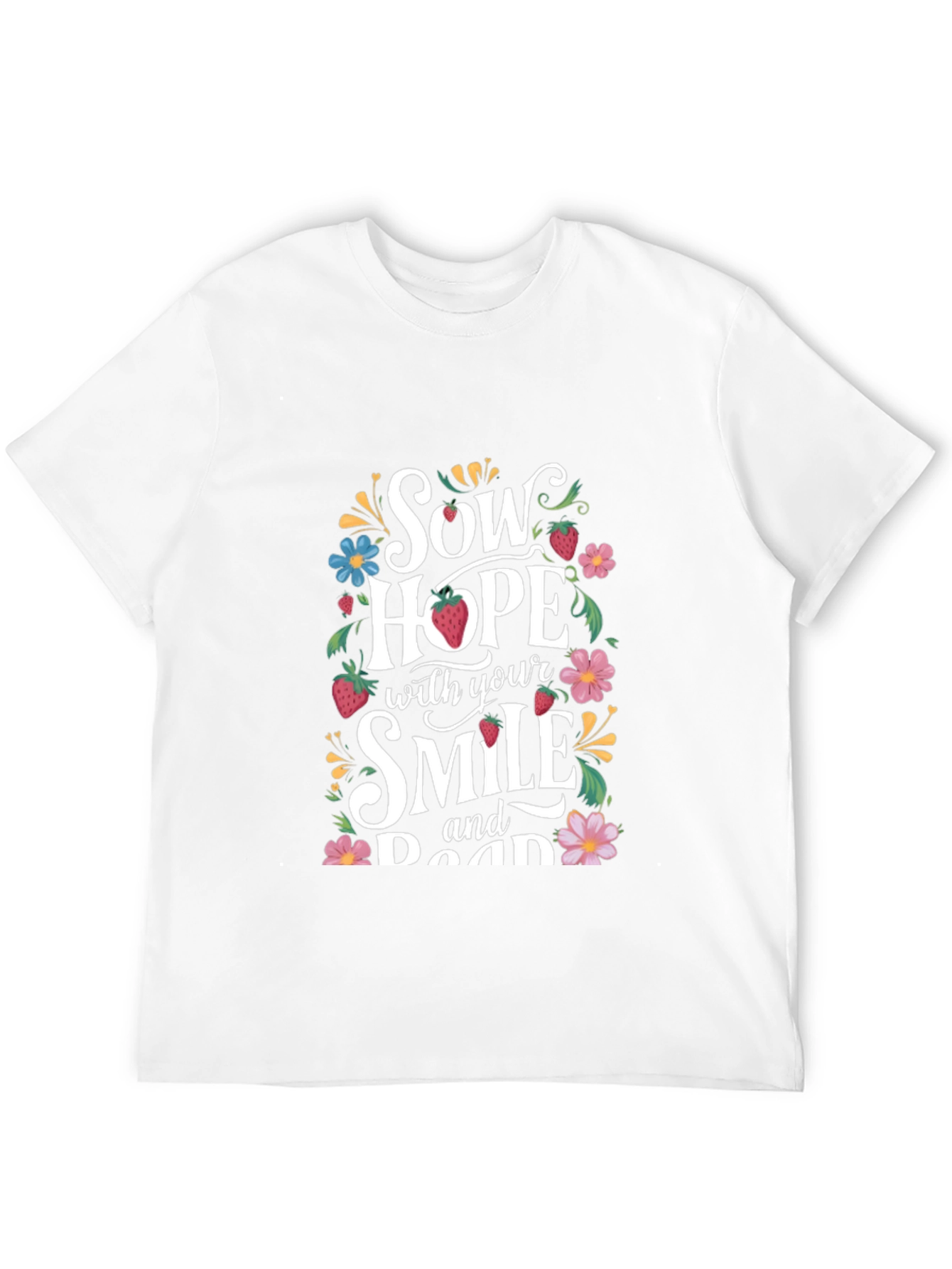 Sow Hope Graphic Print Black T-Shirt