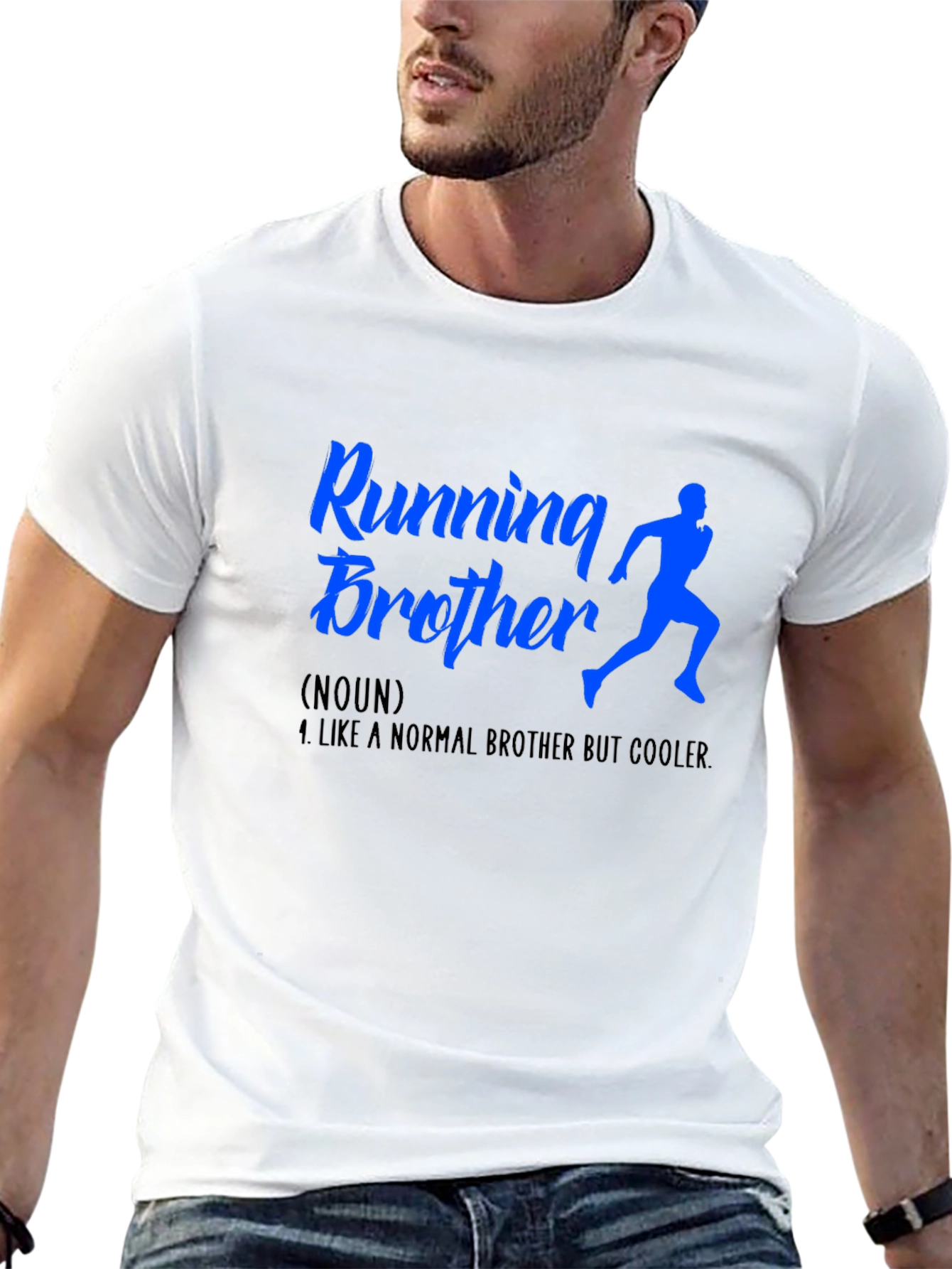 Running Brother T-Shirt - Cool Brother Gift