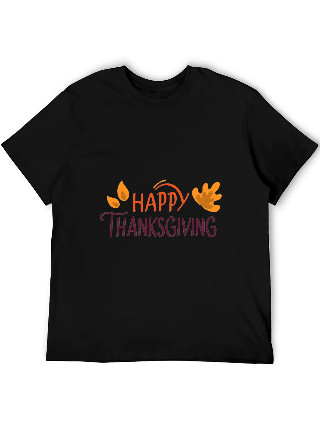 Happy Thanksgiving Graphic Tee - Holiday Apparel