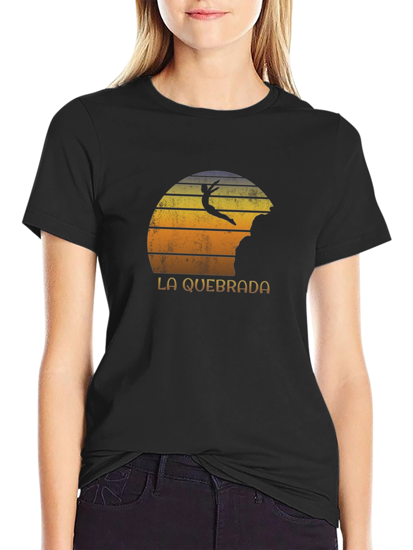 La Quebrada Cliff Diver Tee - Acapulco Retro Style