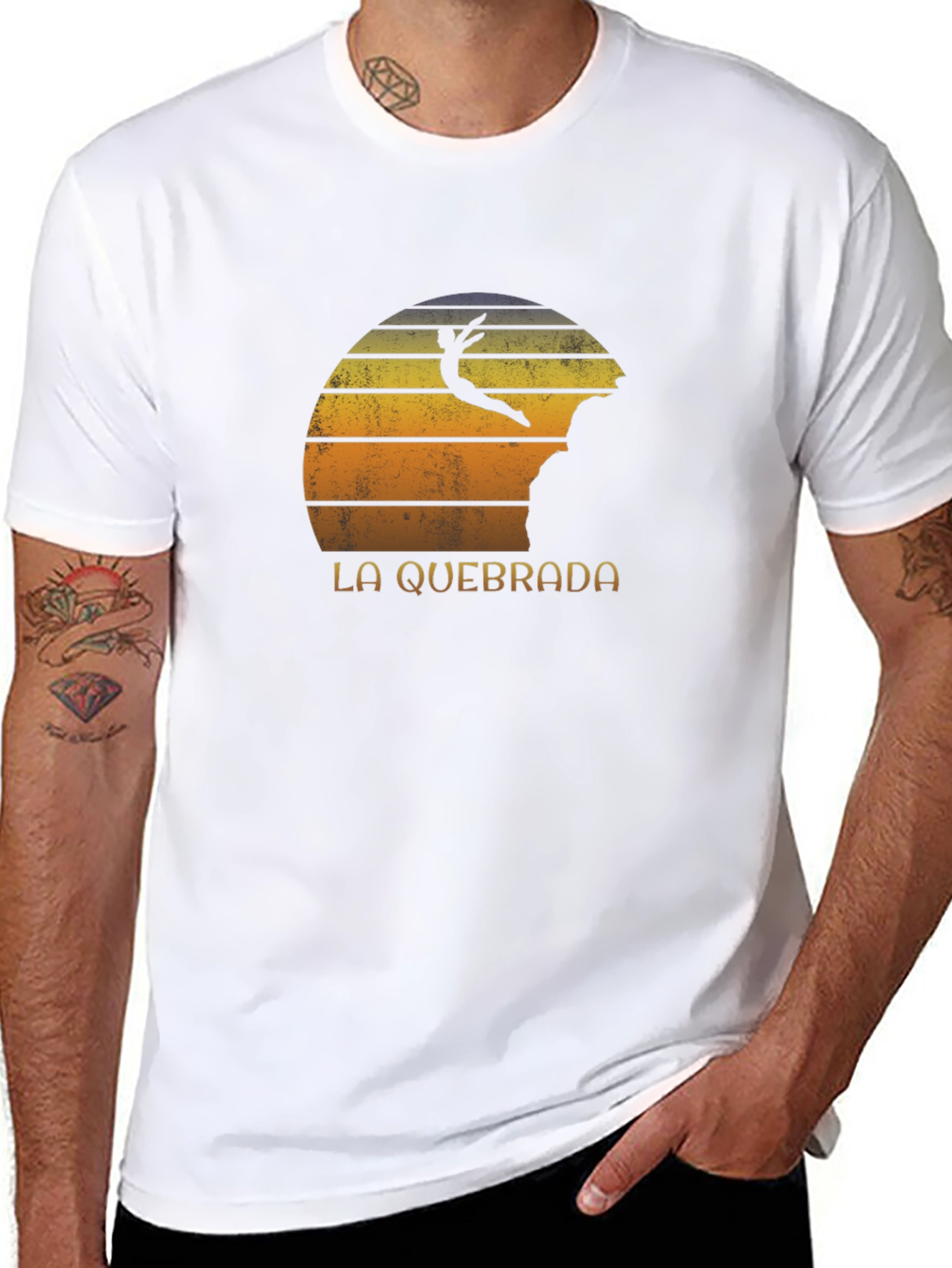 La Quebrada Cliff Diver Tee - Acapulco Retro Style