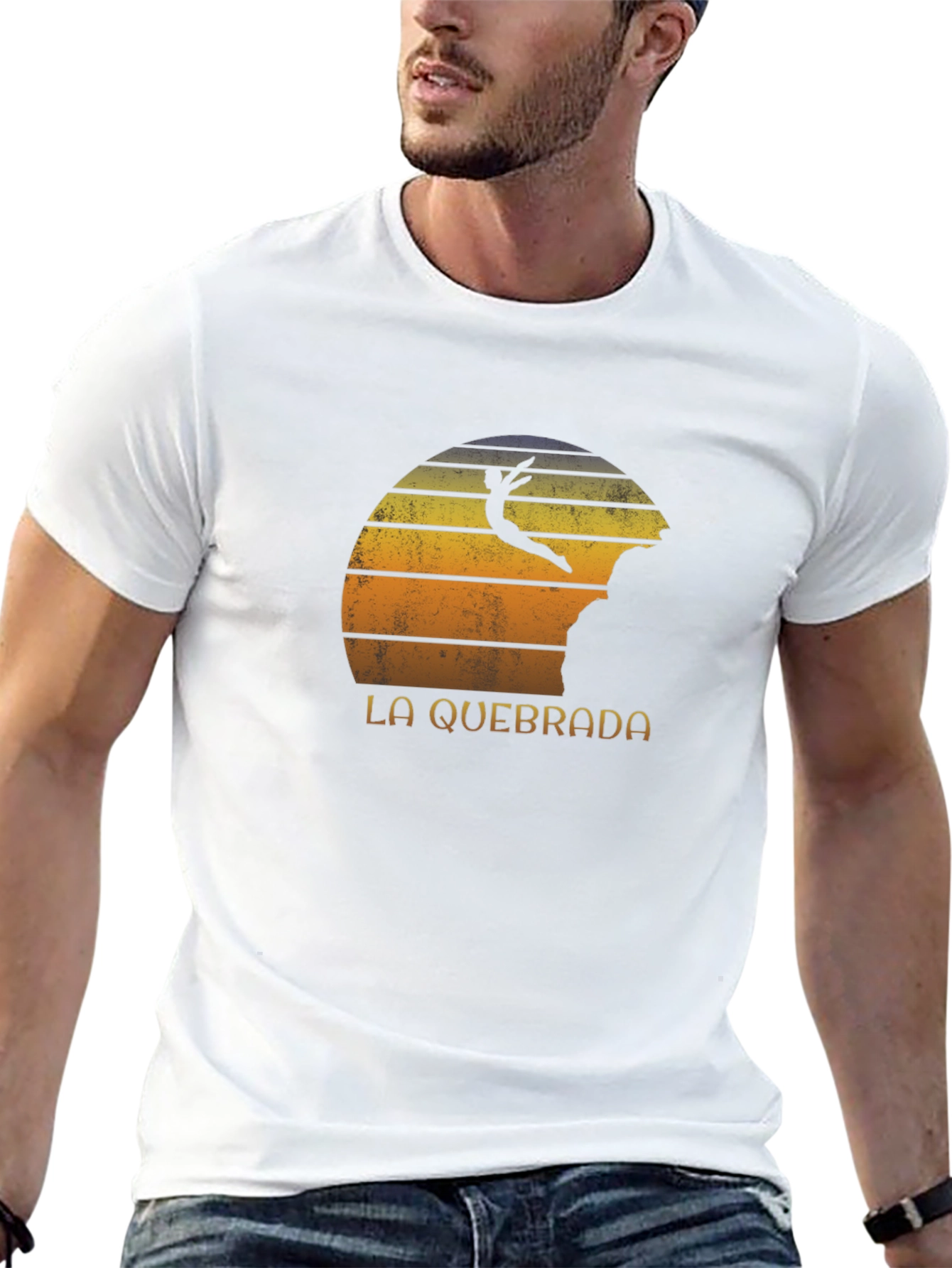 La Quebrada Cliff Diver Tee - Acapulco Retro Style