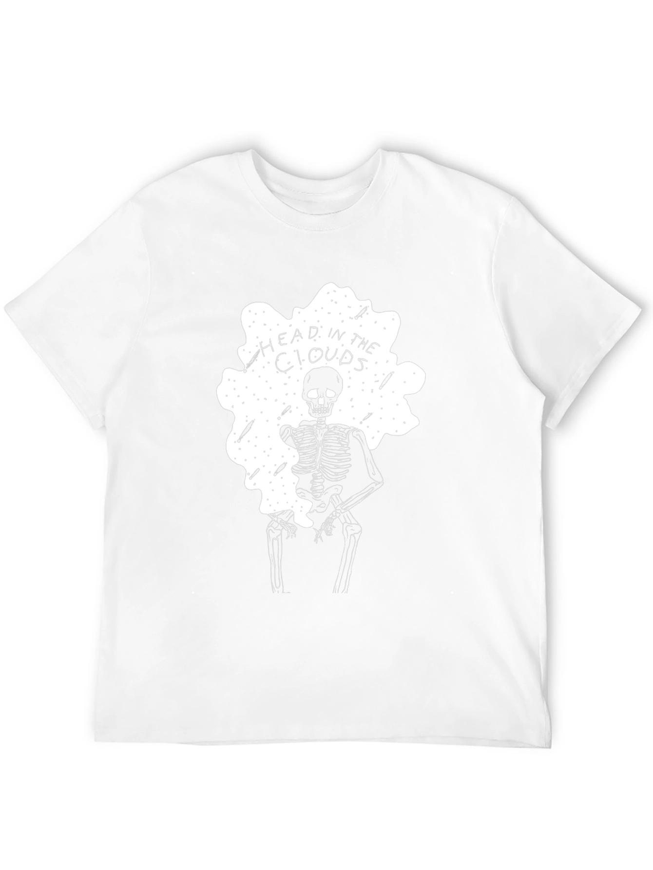 Head in the Clouds Skeleton Graphic Tee