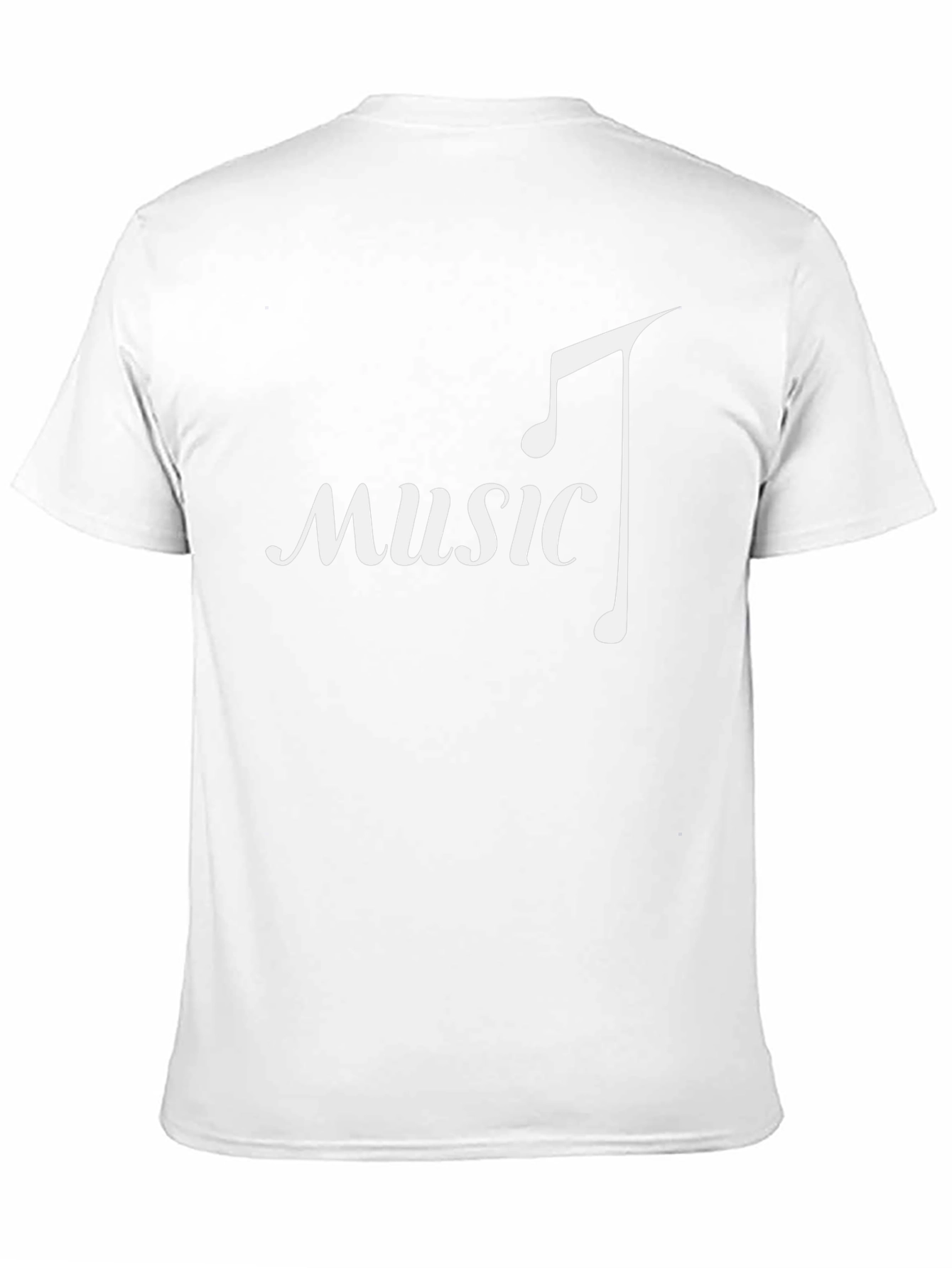 Music Note Graphic Tee - Stylish Black T-Shirt