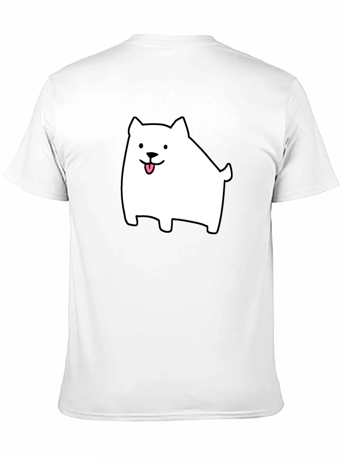 Cute Dog Graphic Black T-Shirt