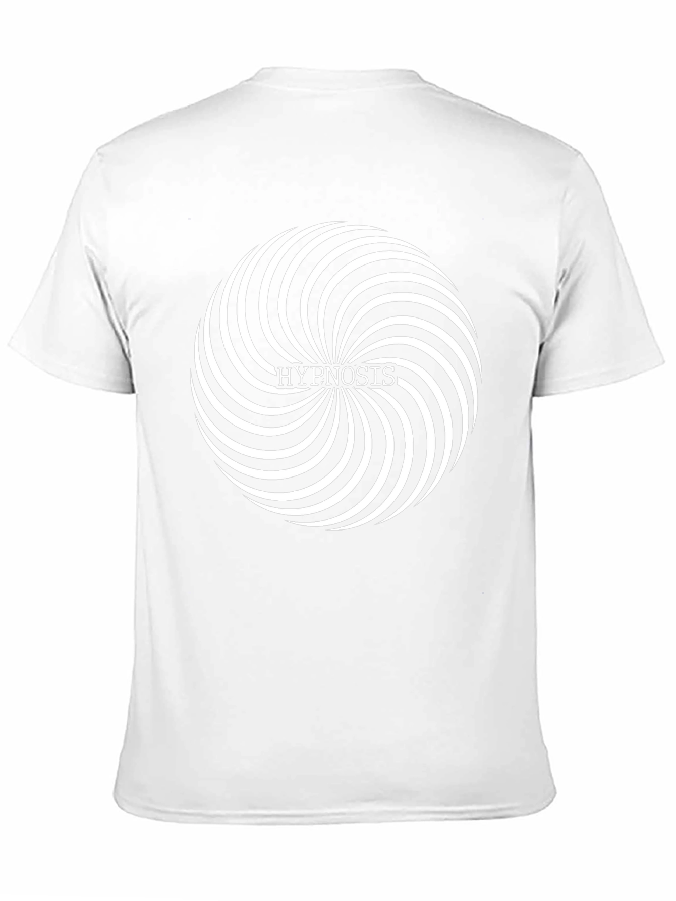 Hypnosis Spiral Graphic T-Shirt - Black