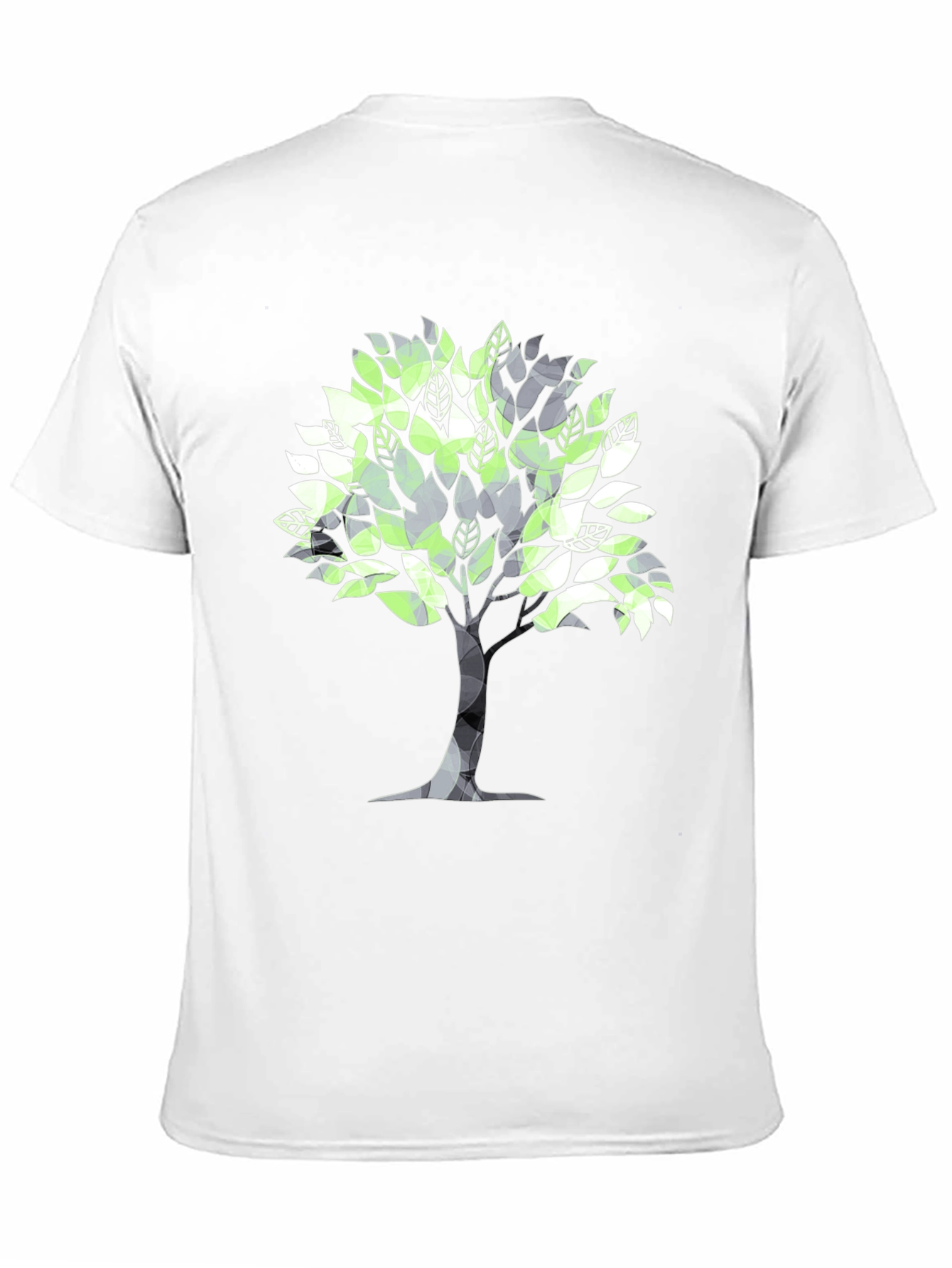 Geometric Tree Graphic Tee - Stylish & Modern