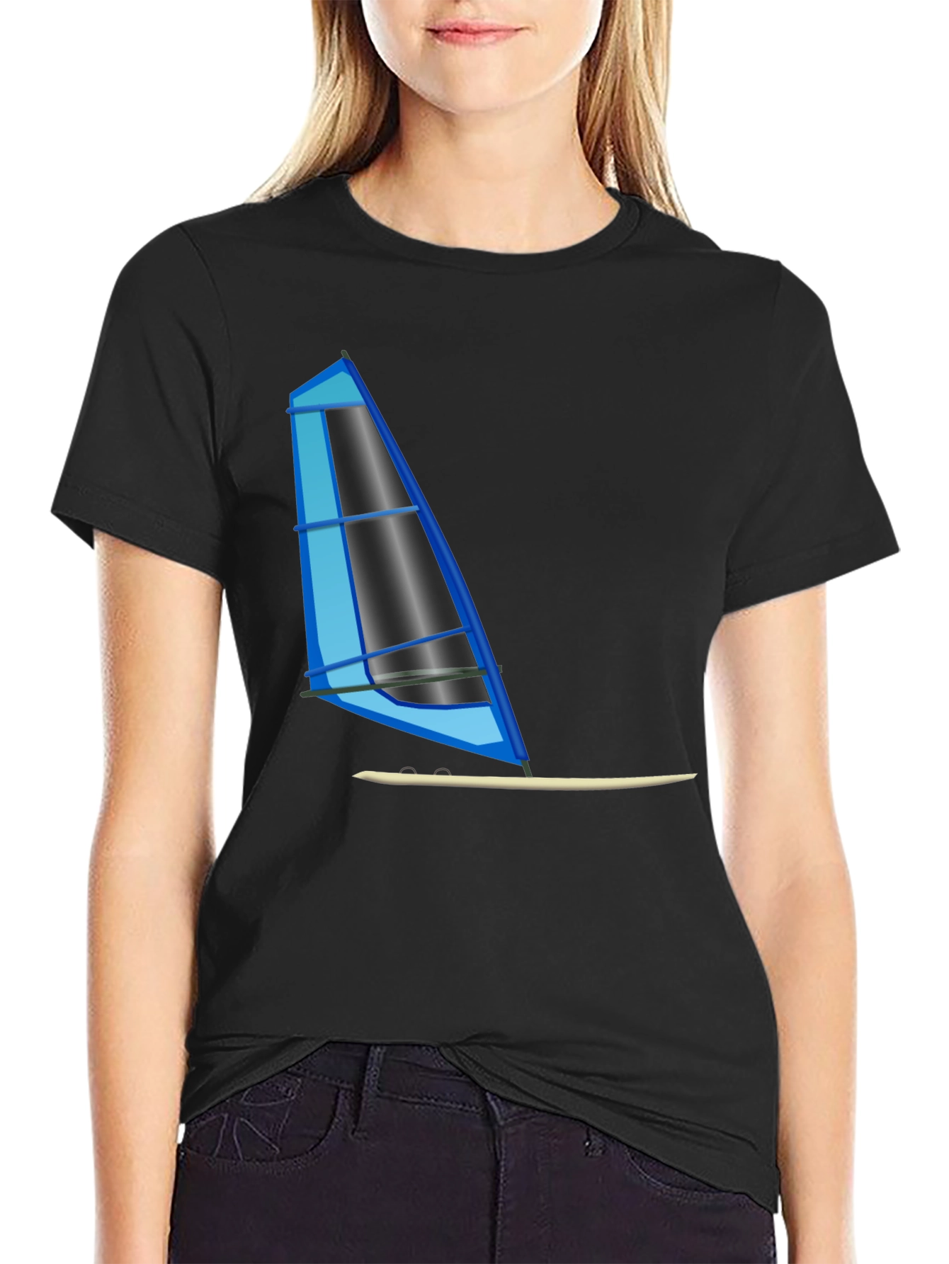 Windsurfing Graphic T-Shirt - Cool Watersport Design
