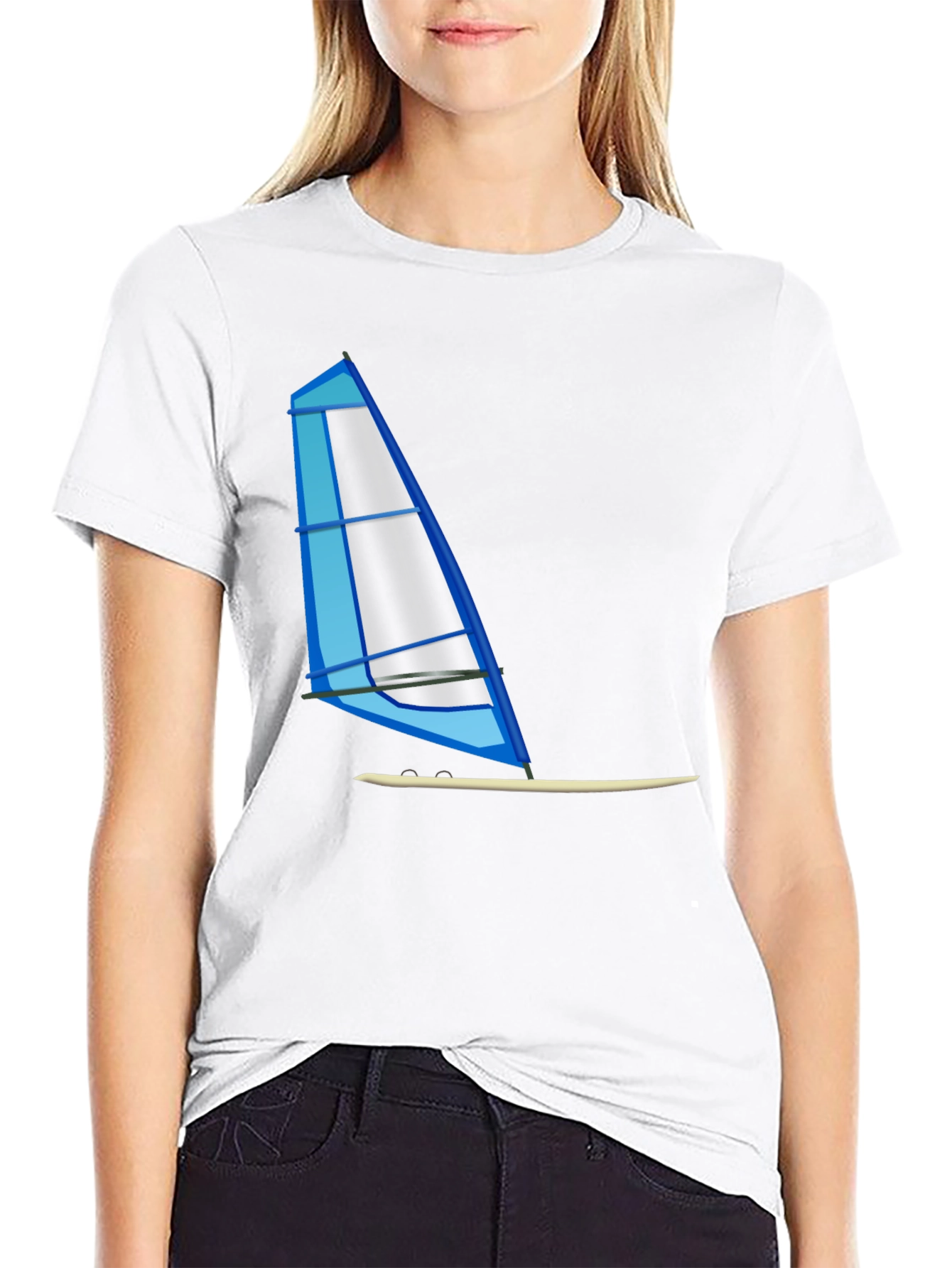 Windsurfing Graphic T-Shirt - Cool Watersport Design