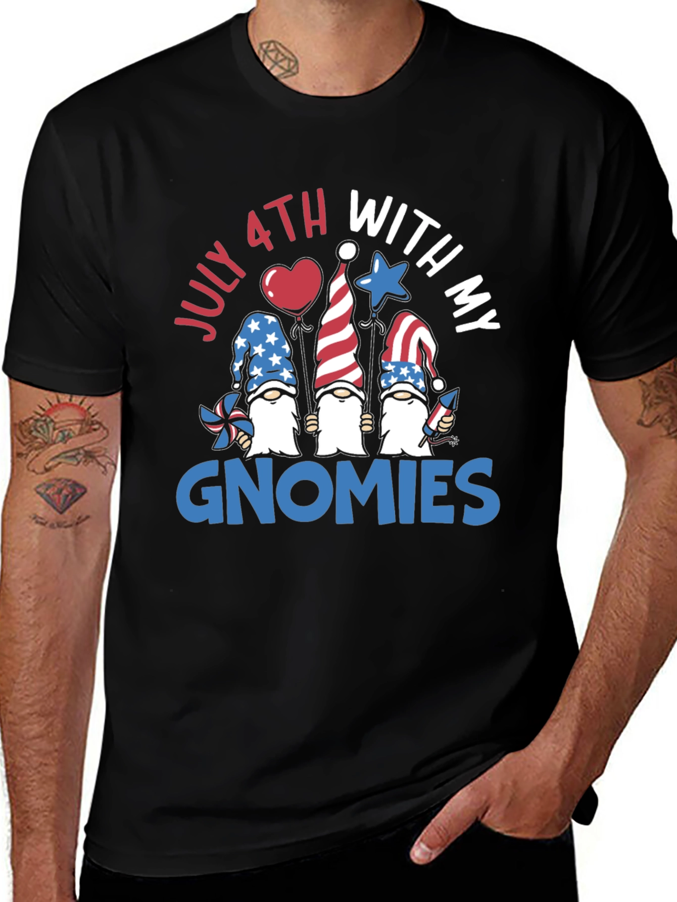 July 4th Gnomies T-Shirt