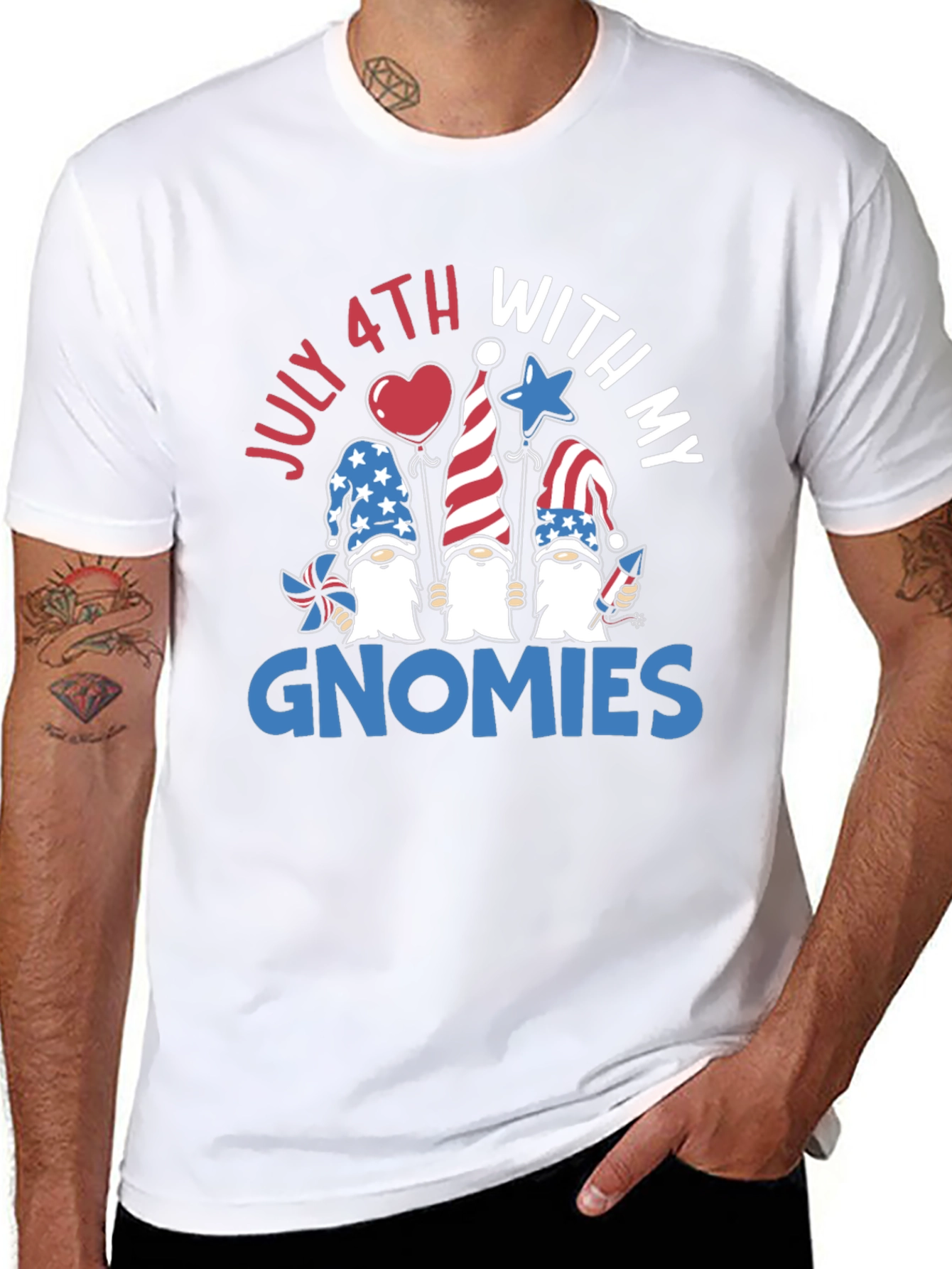 July 4th Gnomies T-Shirt