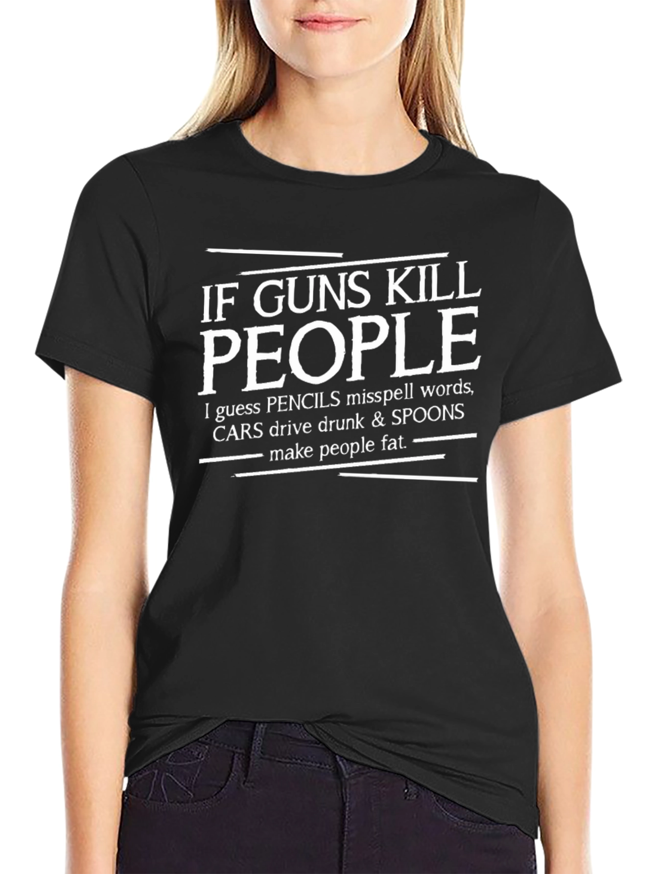 If Guns Kill People Funny T-Shirt