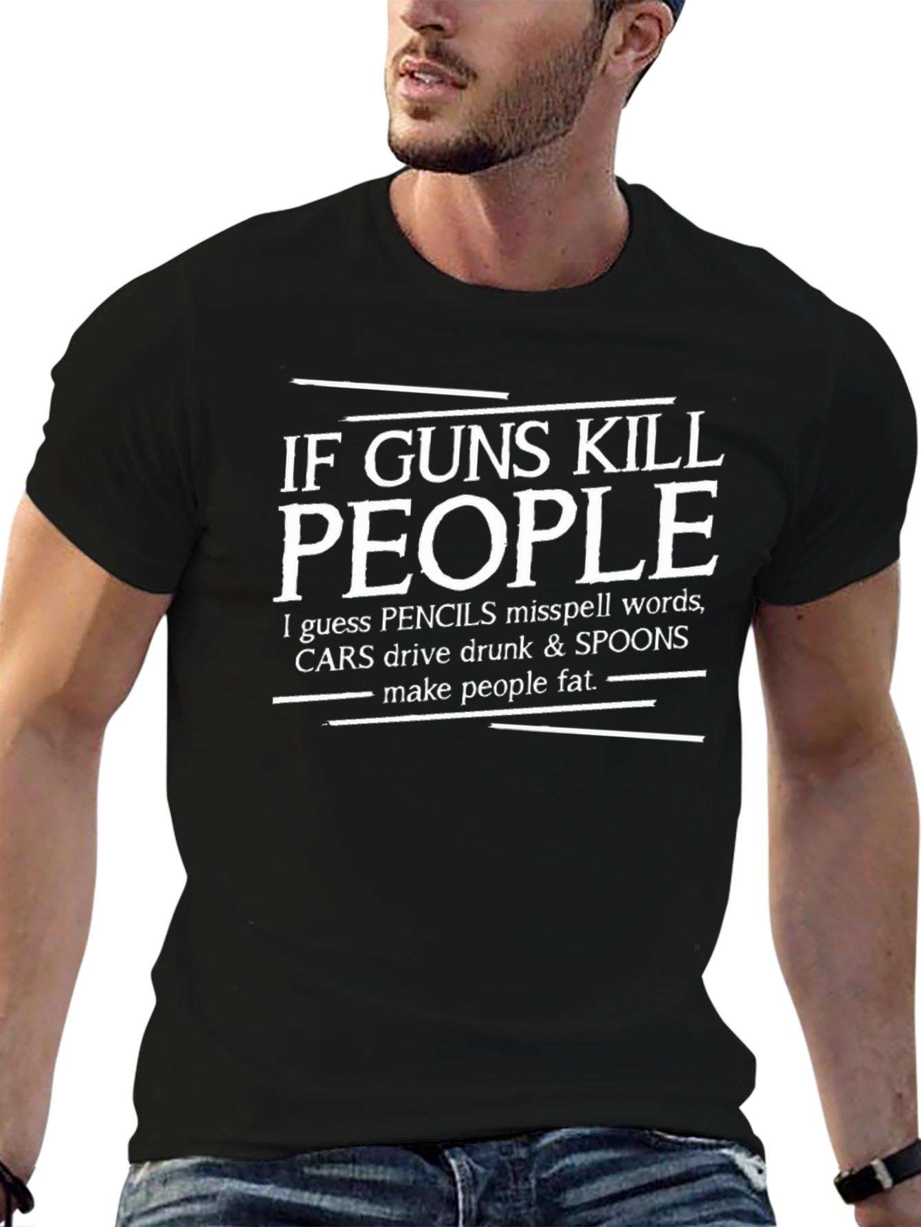 If Guns Kill People Funny T-Shirt