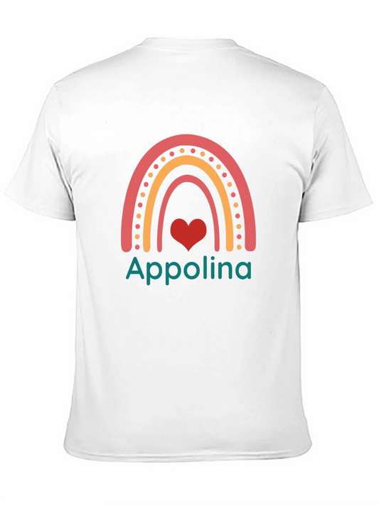 Appolina Rainbow Heart Graphic Tee
