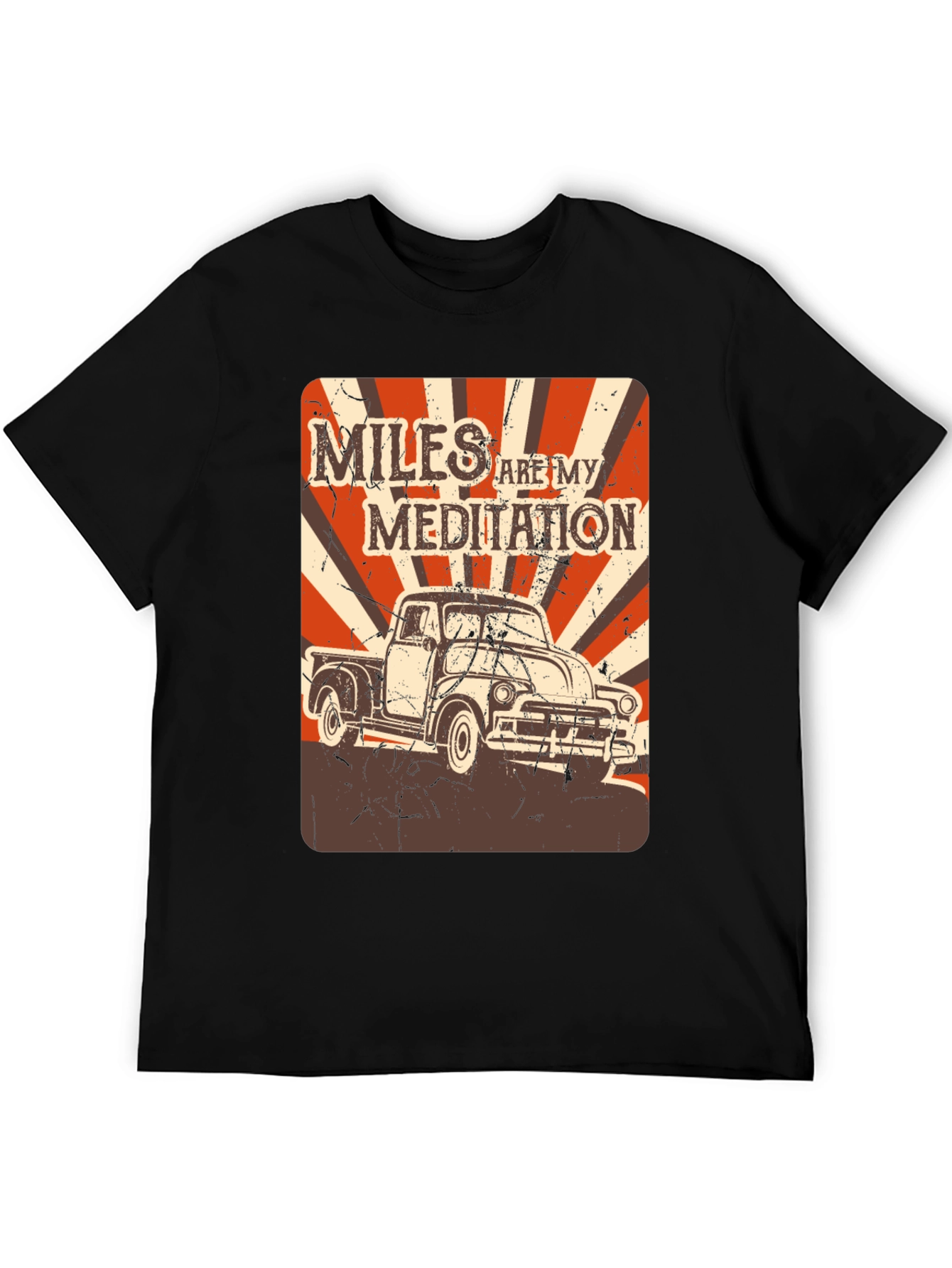 Miles Are My Meditation Truck Graphic Tee